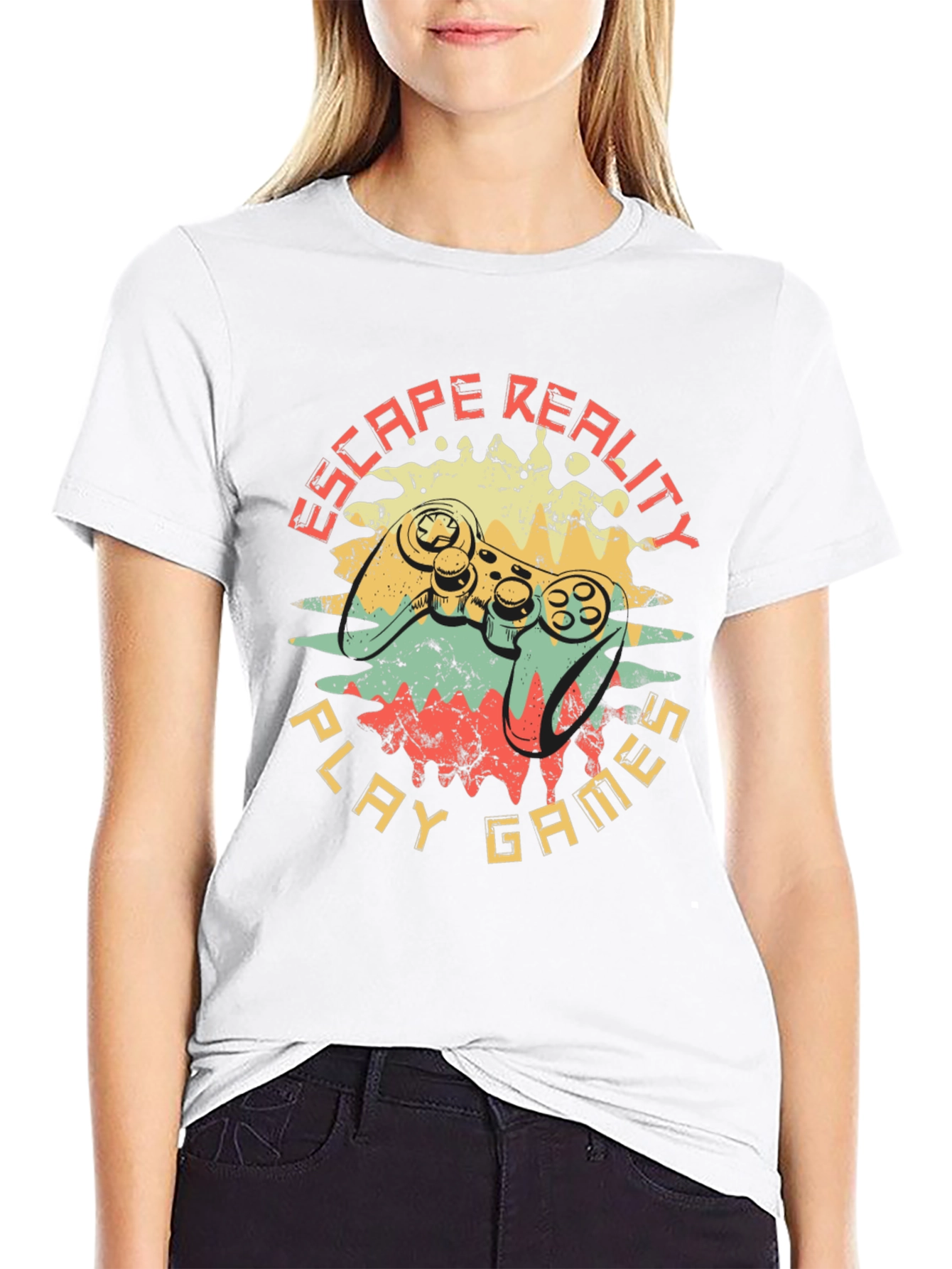 Escape Reality Game Controller Graphic Tee