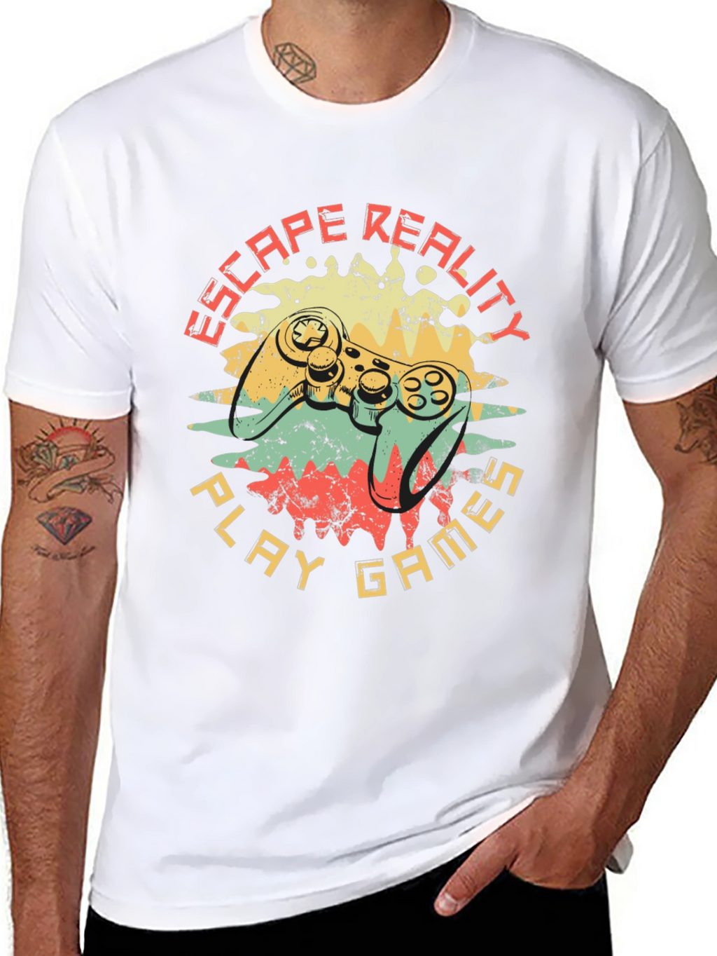 Escape Reality Game Controller Graphic Tee