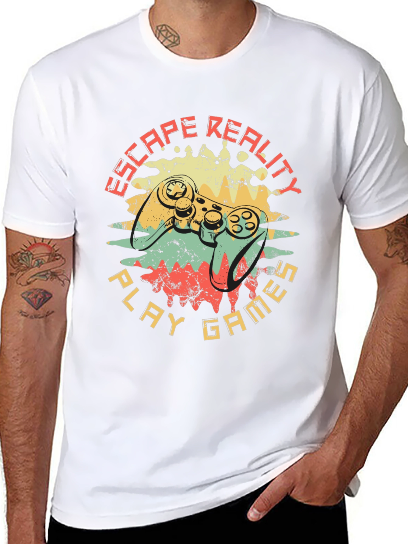 Escape Reality Game Controller Graphic Tee