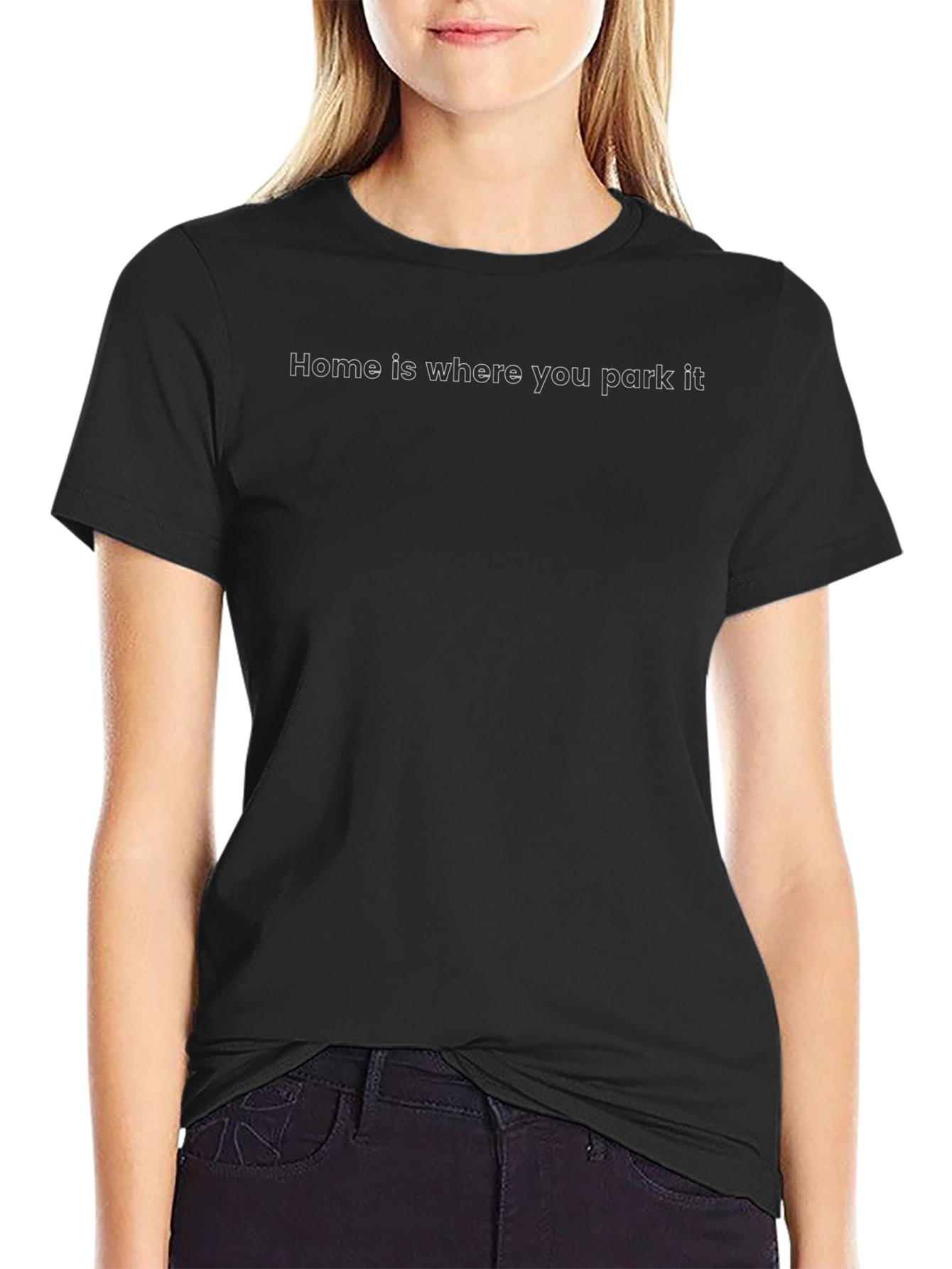Home is Where You Park It - Black Tee