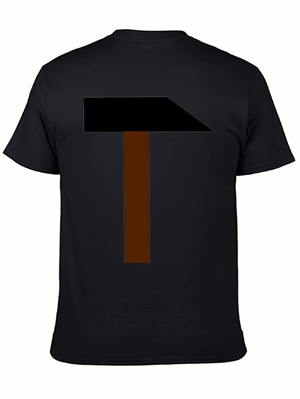 Hammer Graphic Print T-Shirt - Black