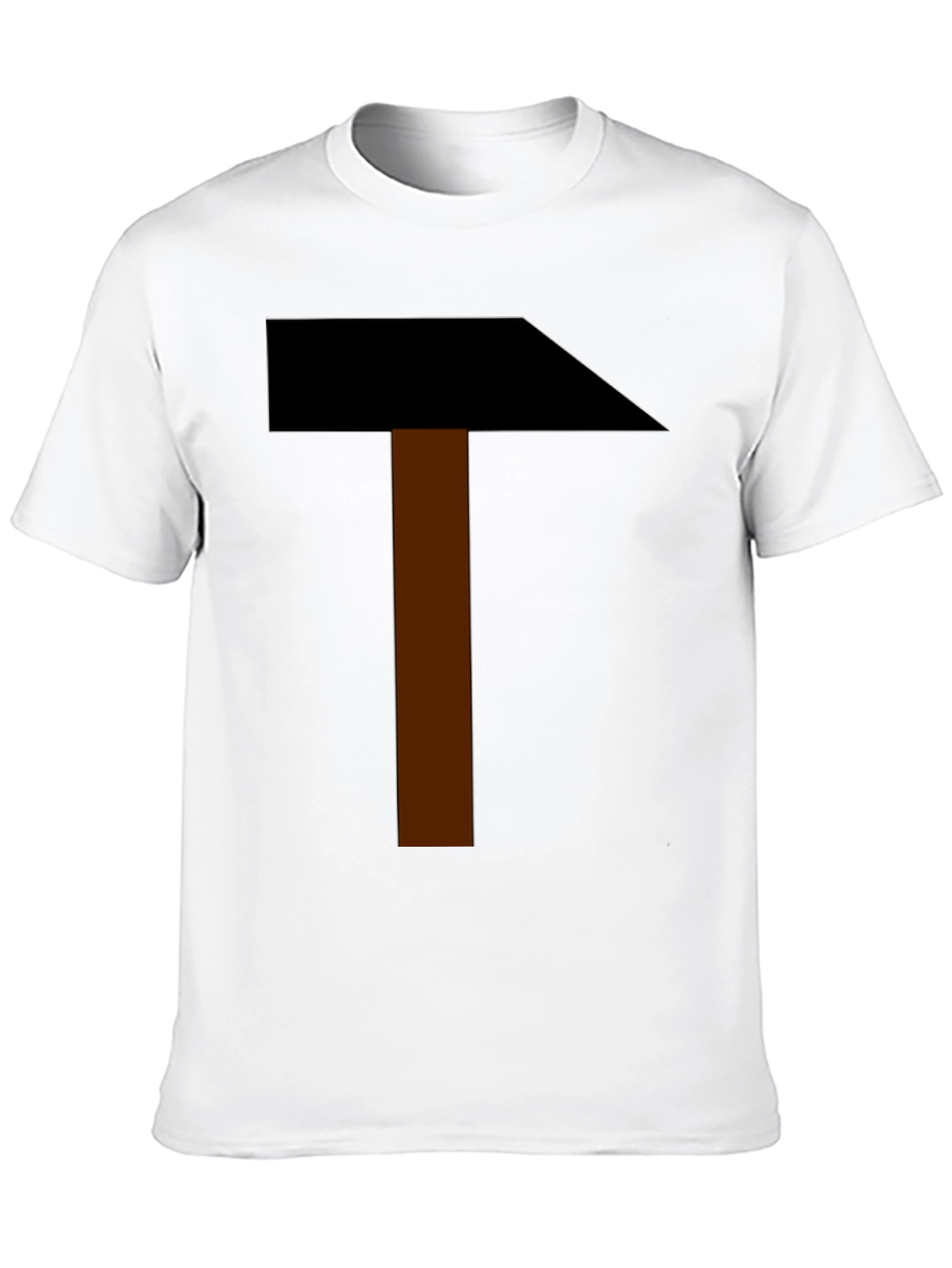 Hammer Graphic Print T-Shirt - Black