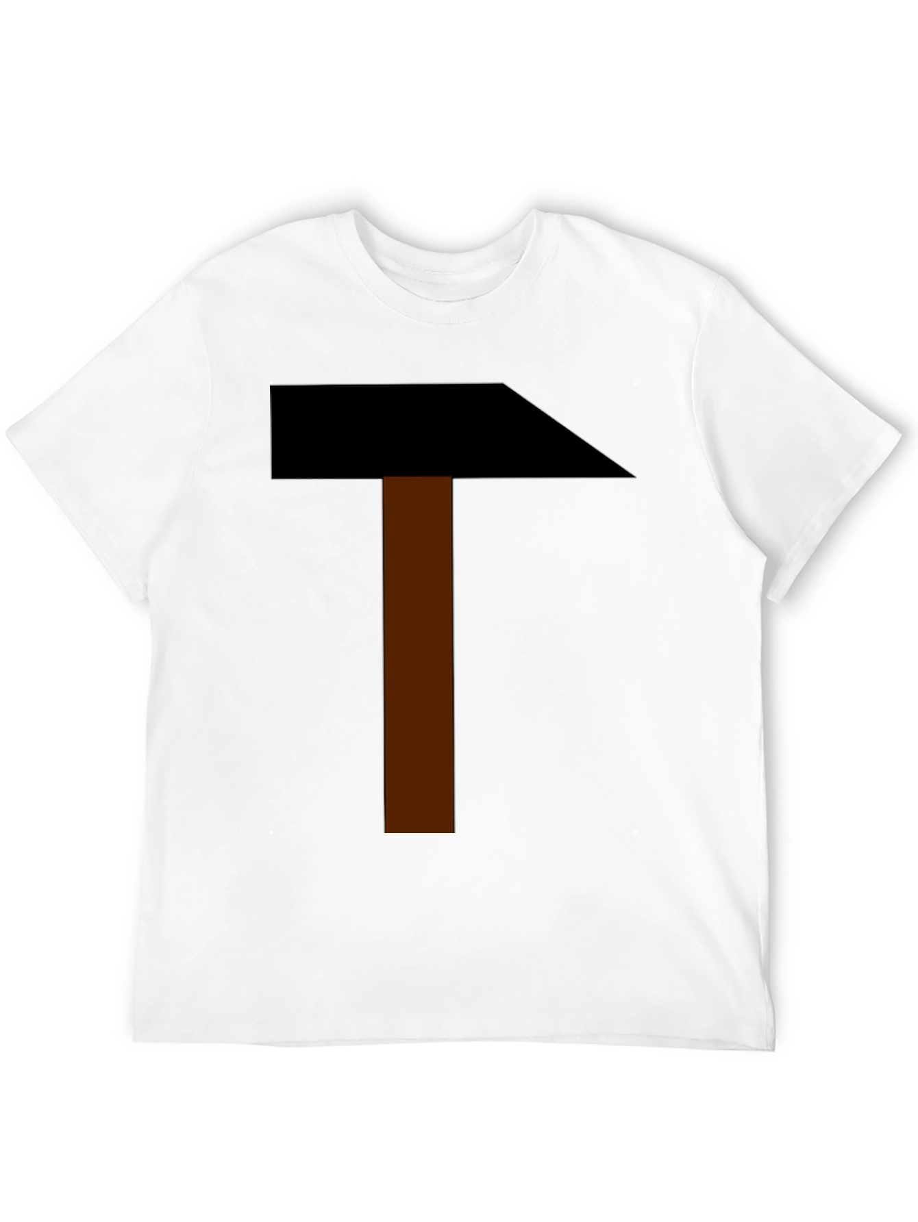 Hammer Graphic Print T-Shirt - Black