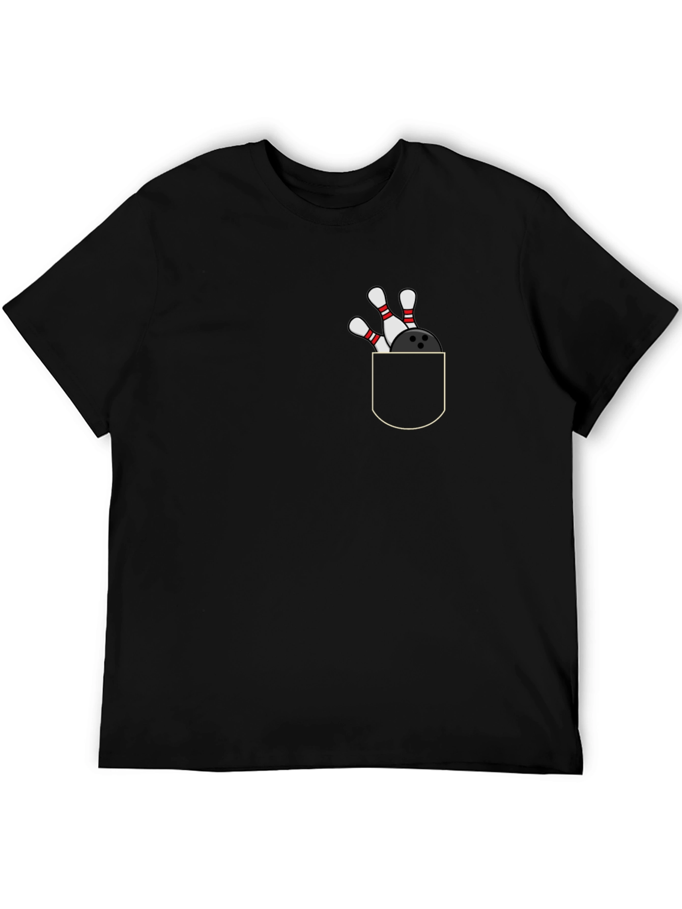 Bowling Pocket T-Shirt - Strike Style!