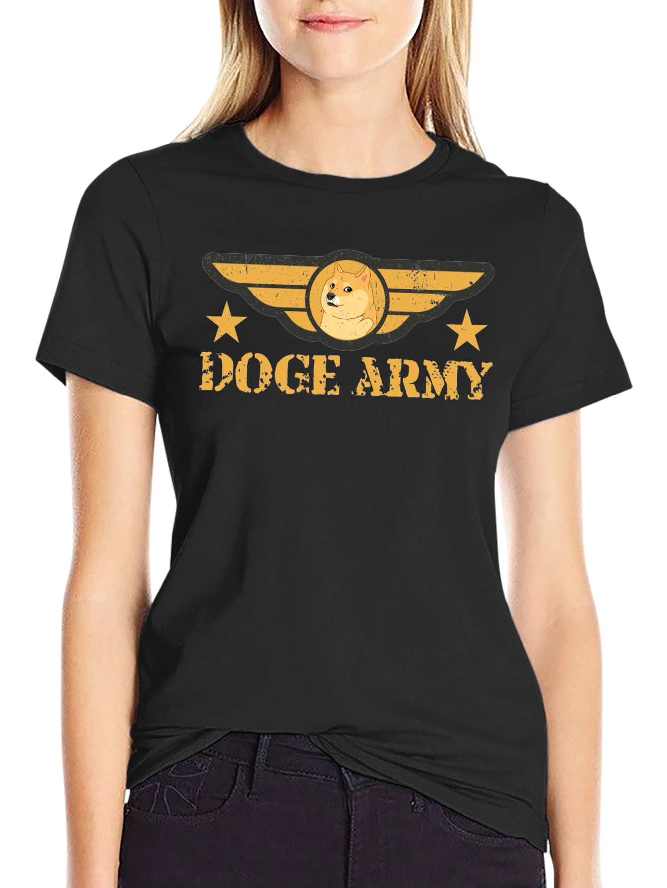 Doge Army Graphic Tee - Meme Crypto T-Shirt