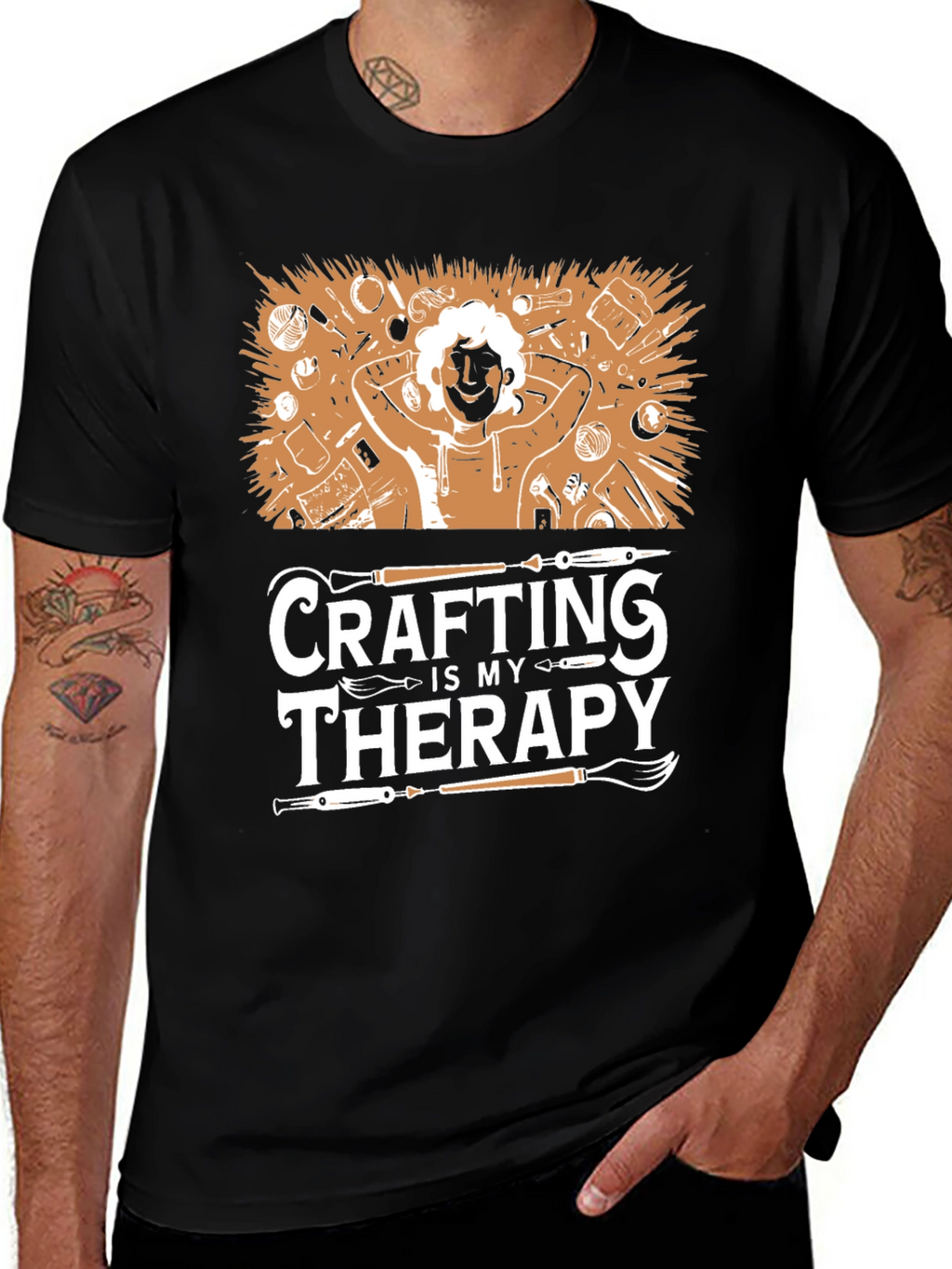 Crafting is My Therapy T-Shirt