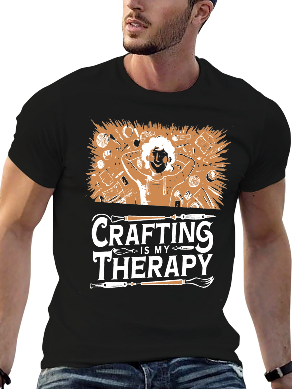 Crafting is My Therapy T-Shirt