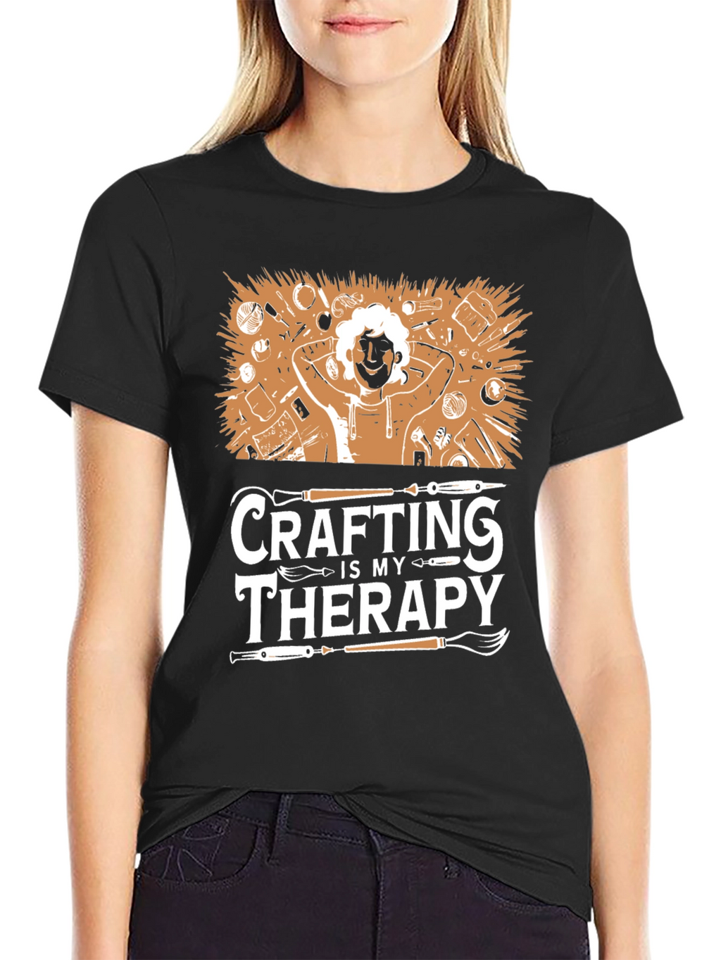 Crafting is My Therapy T-Shirt