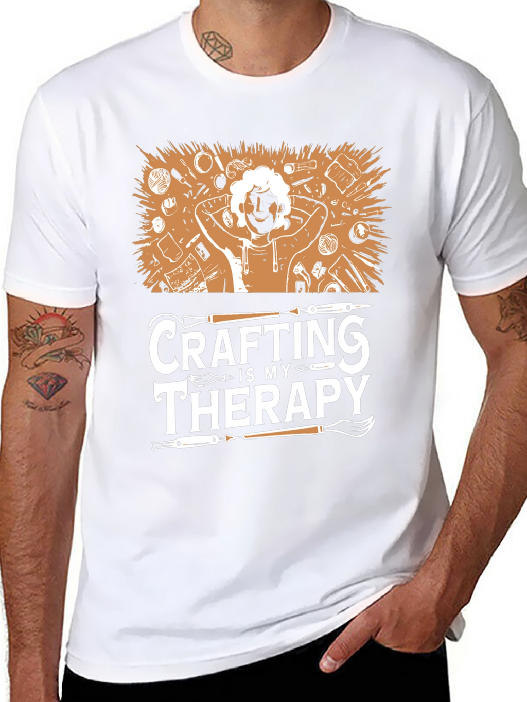 Crafting is My Therapy T-Shirt