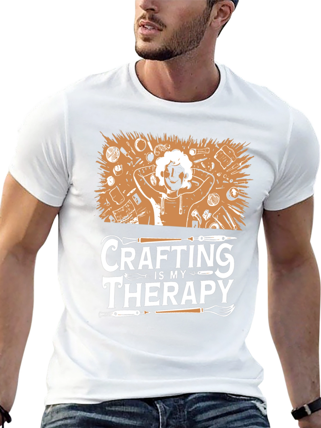 Crafting is My Therapy T-Shirt