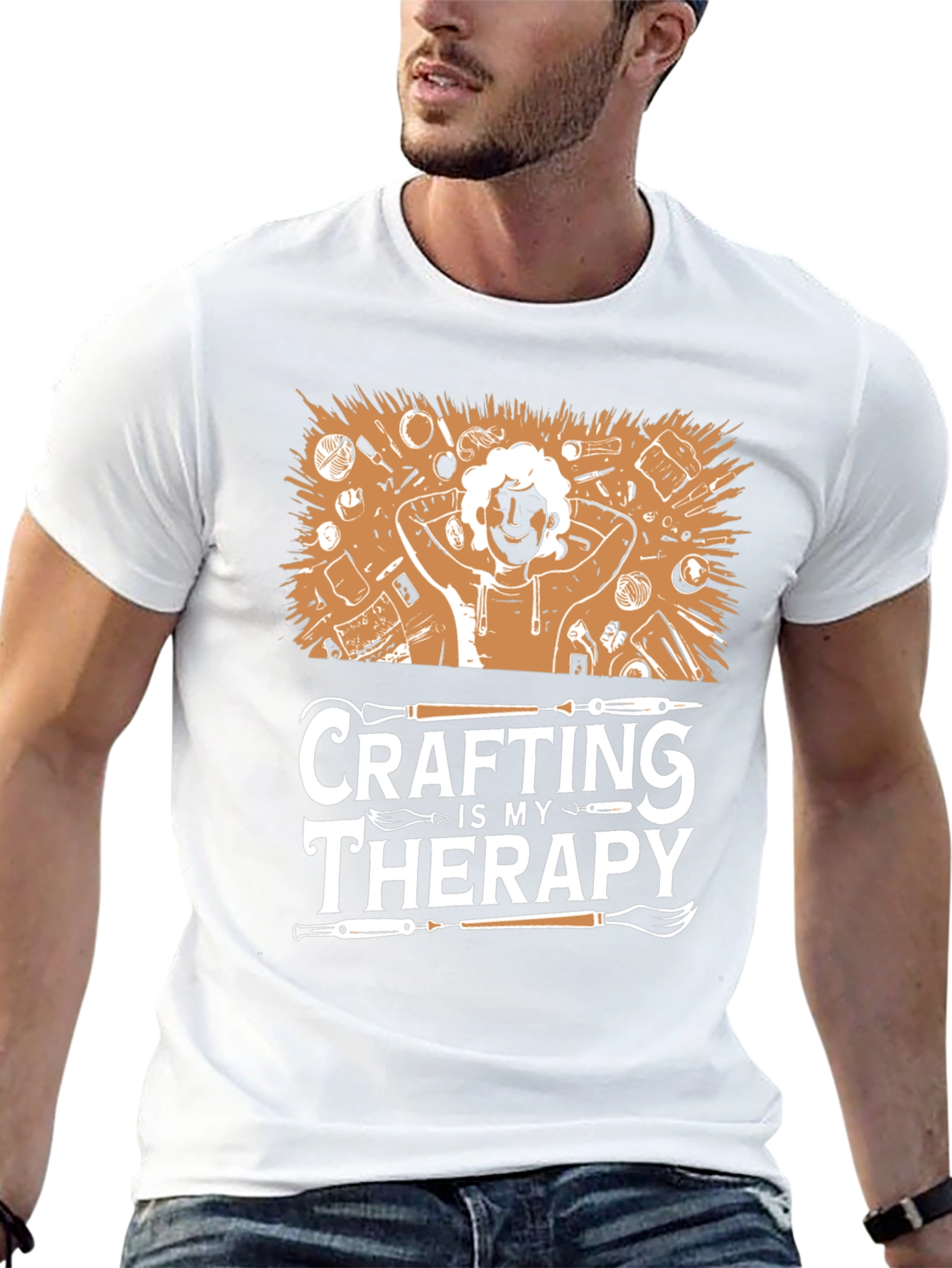 Crafting is My Therapy T-Shirt