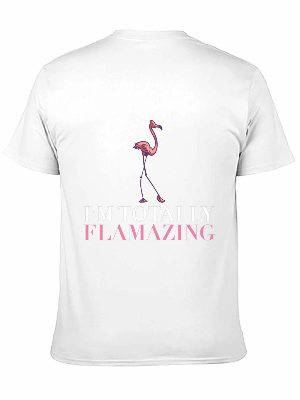 Flamazing Flamingo Graphic T-Shirt - Black