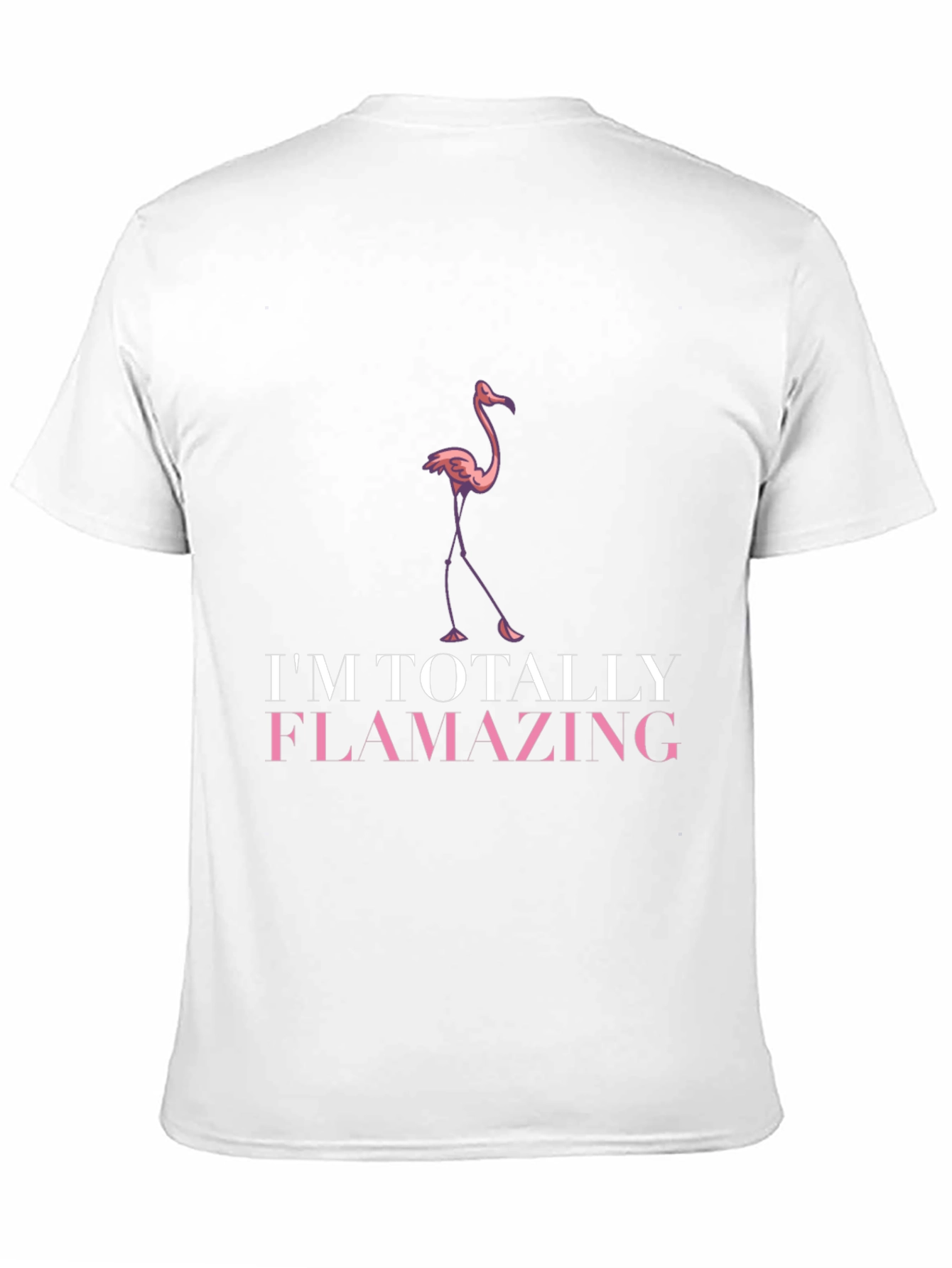 Flamazing Flamingo Graphic T-Shirt - Black
