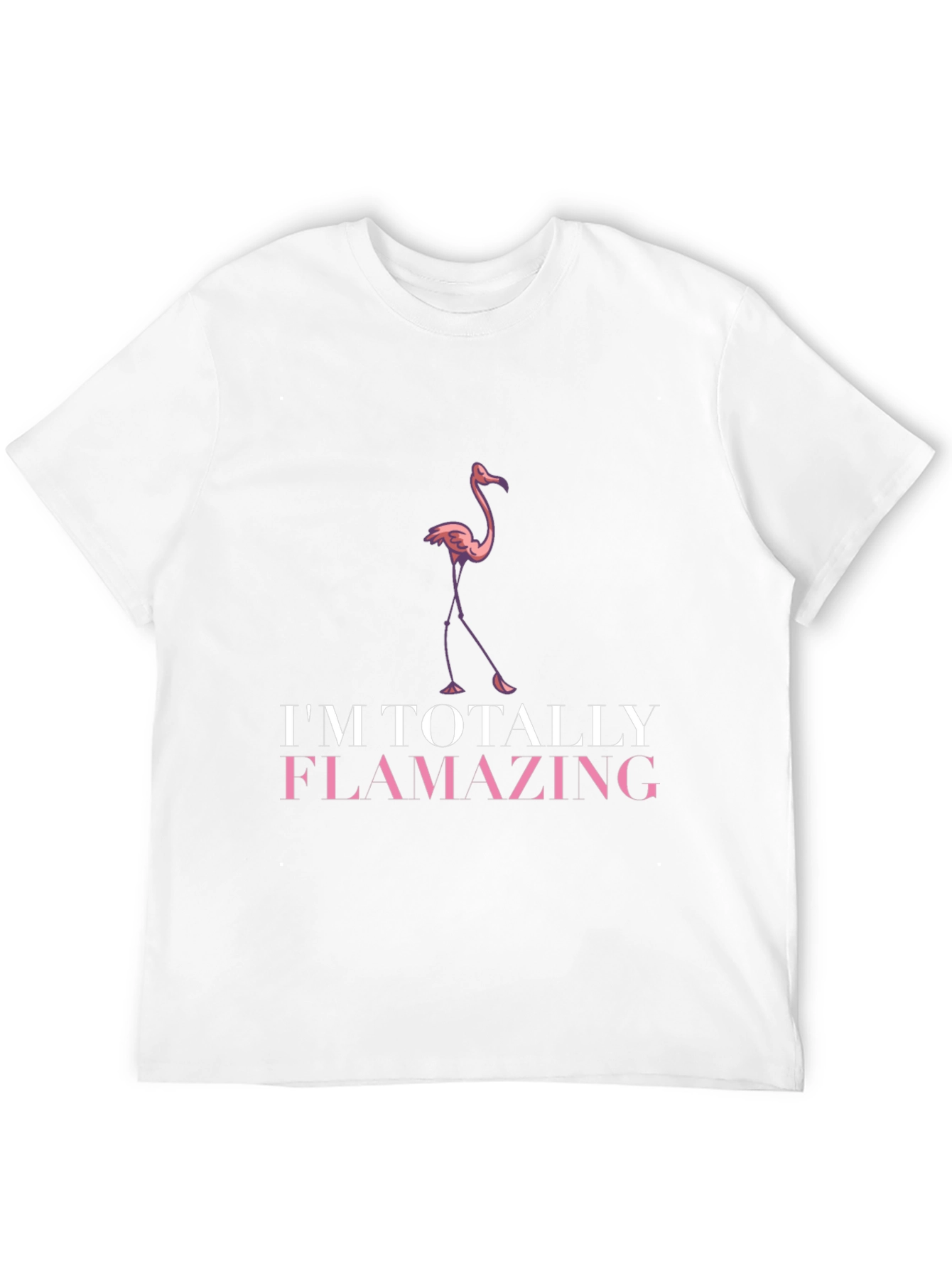 Flamazing Flamingo Graphic T-Shirt - Black