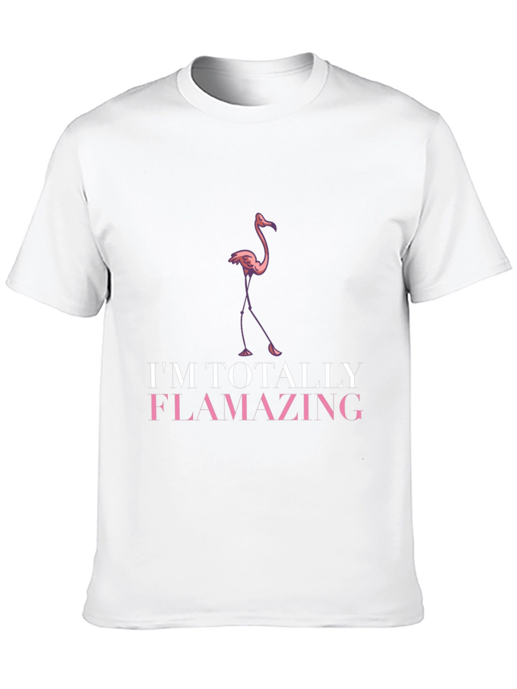 Flamazing Flamingo Graphic T-Shirt - Black