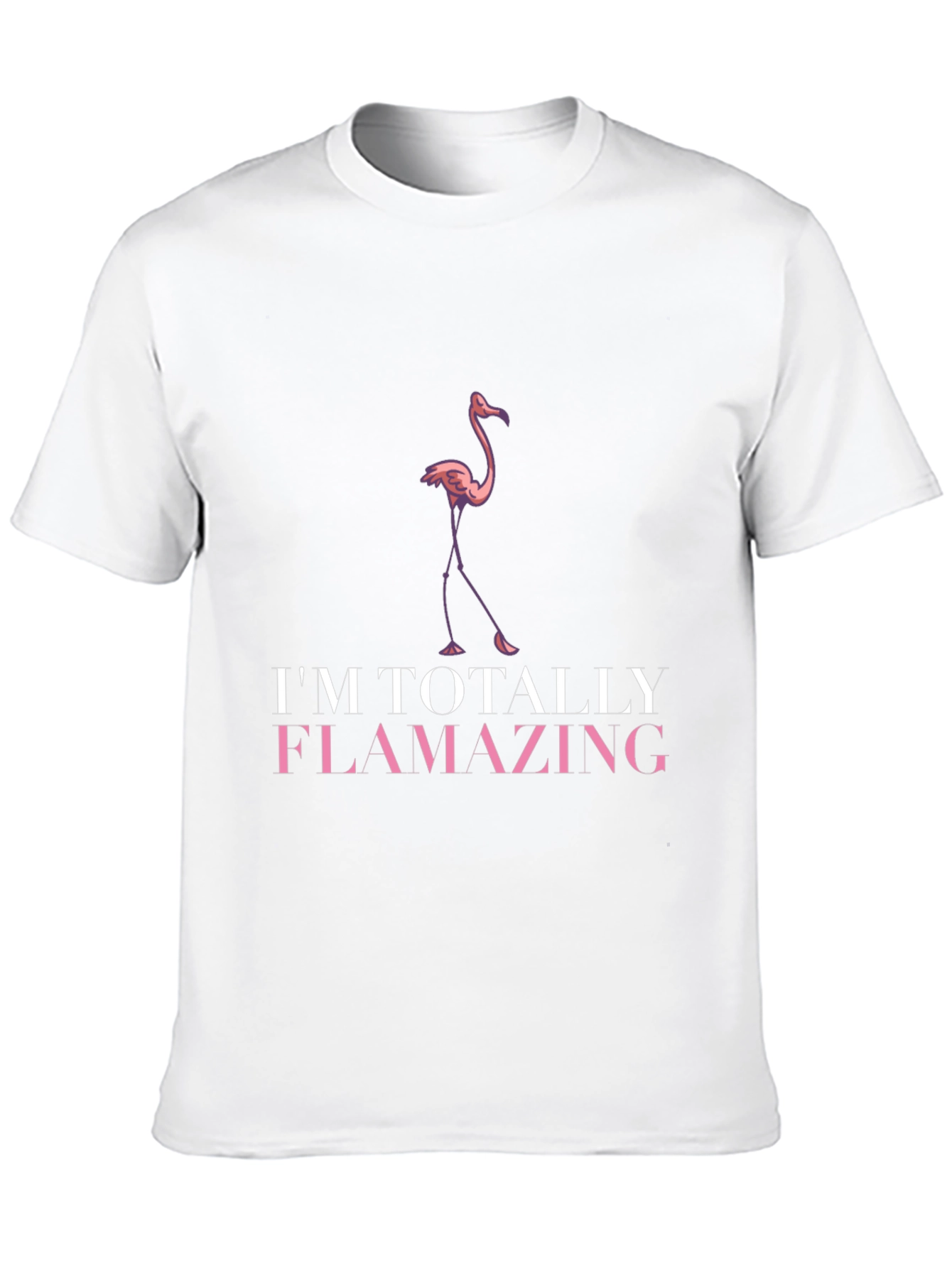 Flamazing Flamingo Graphic T-Shirt - Black