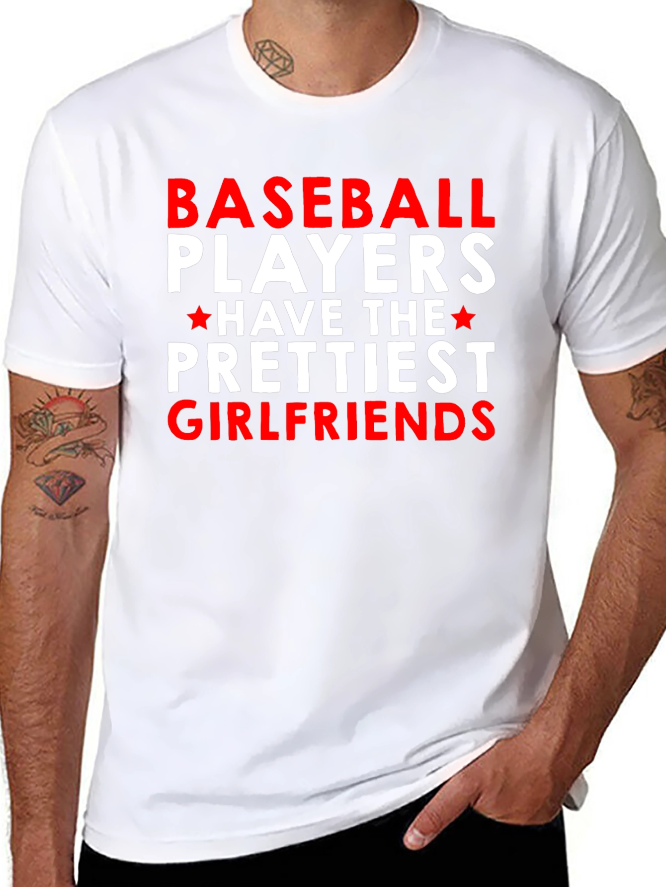 Baseball Players Prettiest Girlfriends T-Shirt