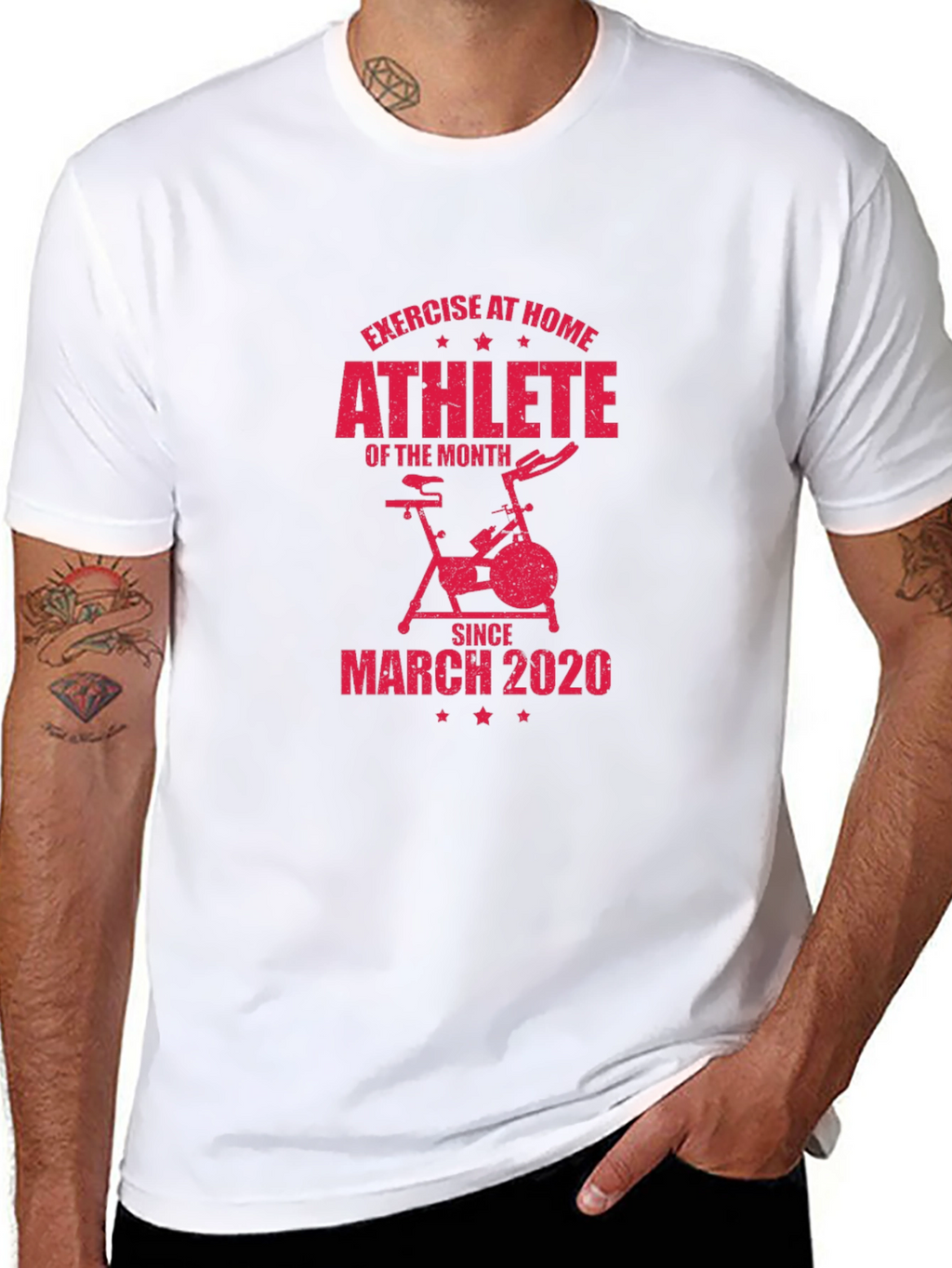 Exercise At Home Athlete T-Shirt