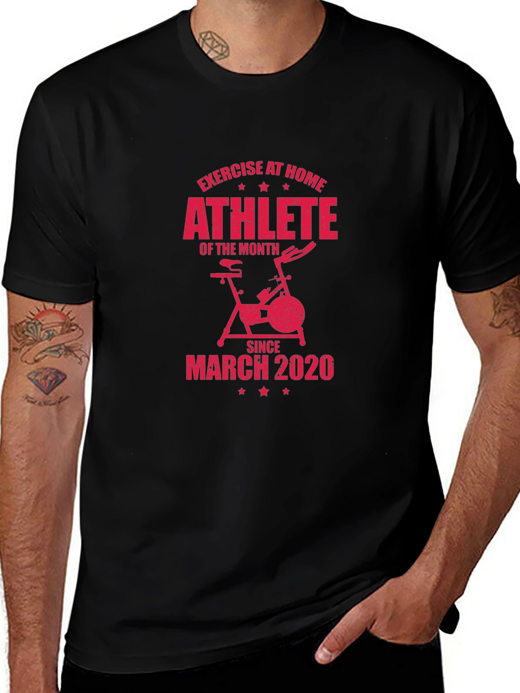 Exercise At Home Athlete T-Shirt