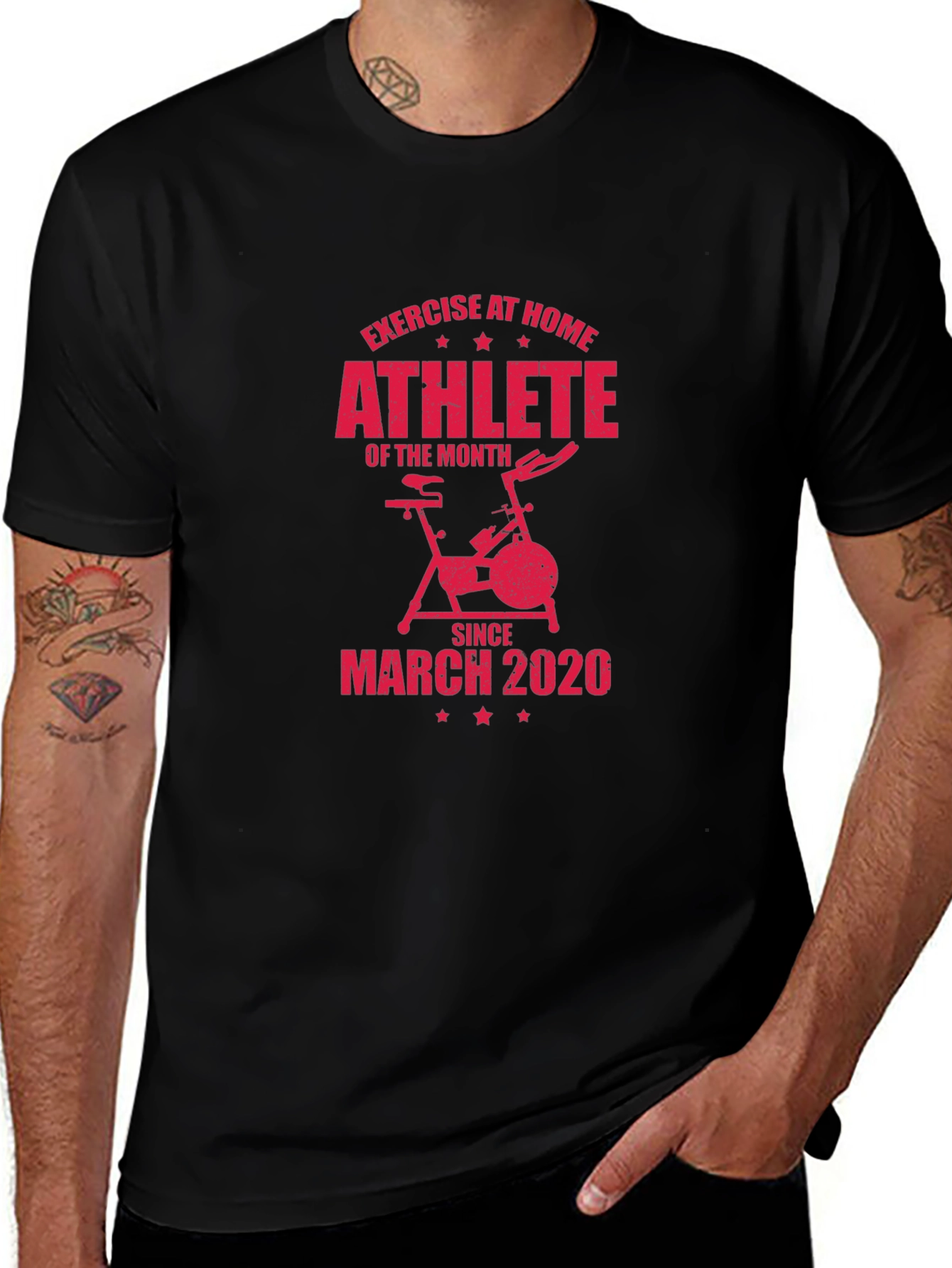 Exercise At Home Athlete T-Shirt