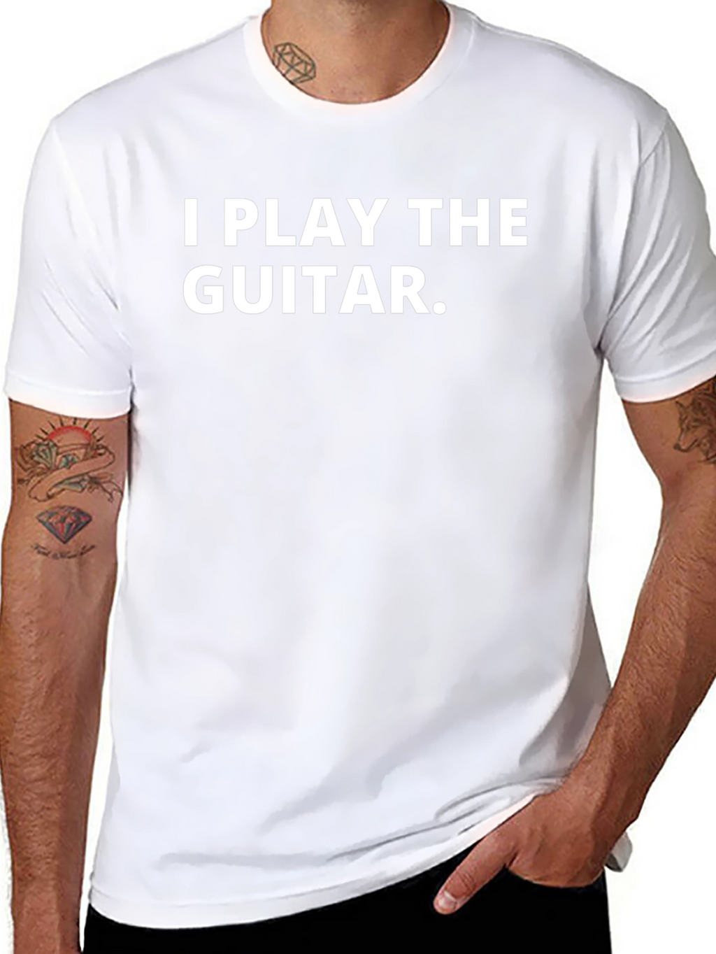 I Play The Guitar Graphic T-Shirt