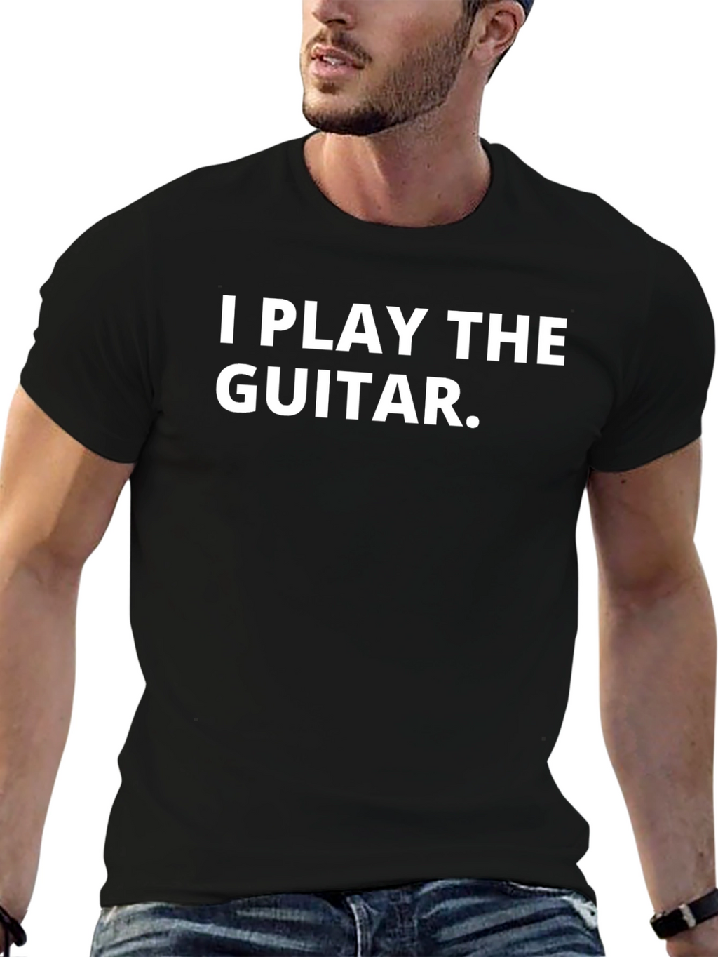I Play The Guitar Graphic T-Shirt