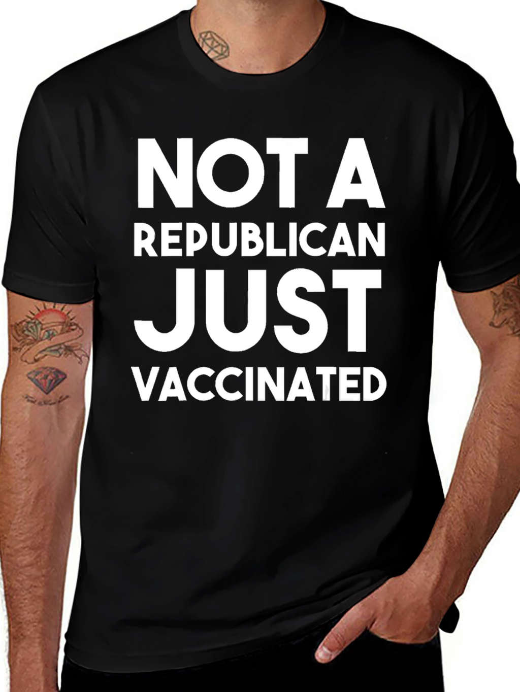 Not A Republican Just Vaccinated T-Shirt