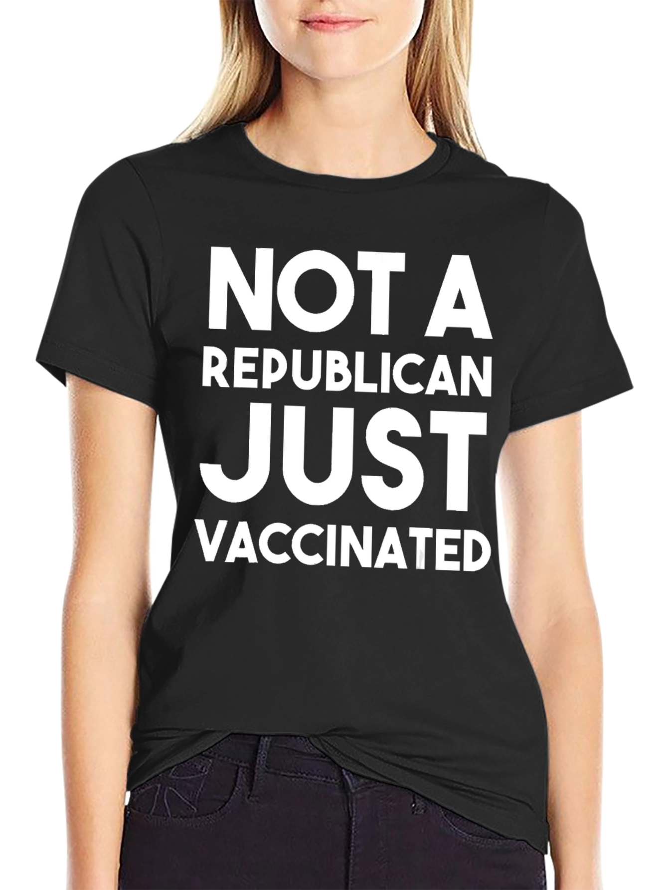 Not A Republican Just Vaccinated T-Shirt
