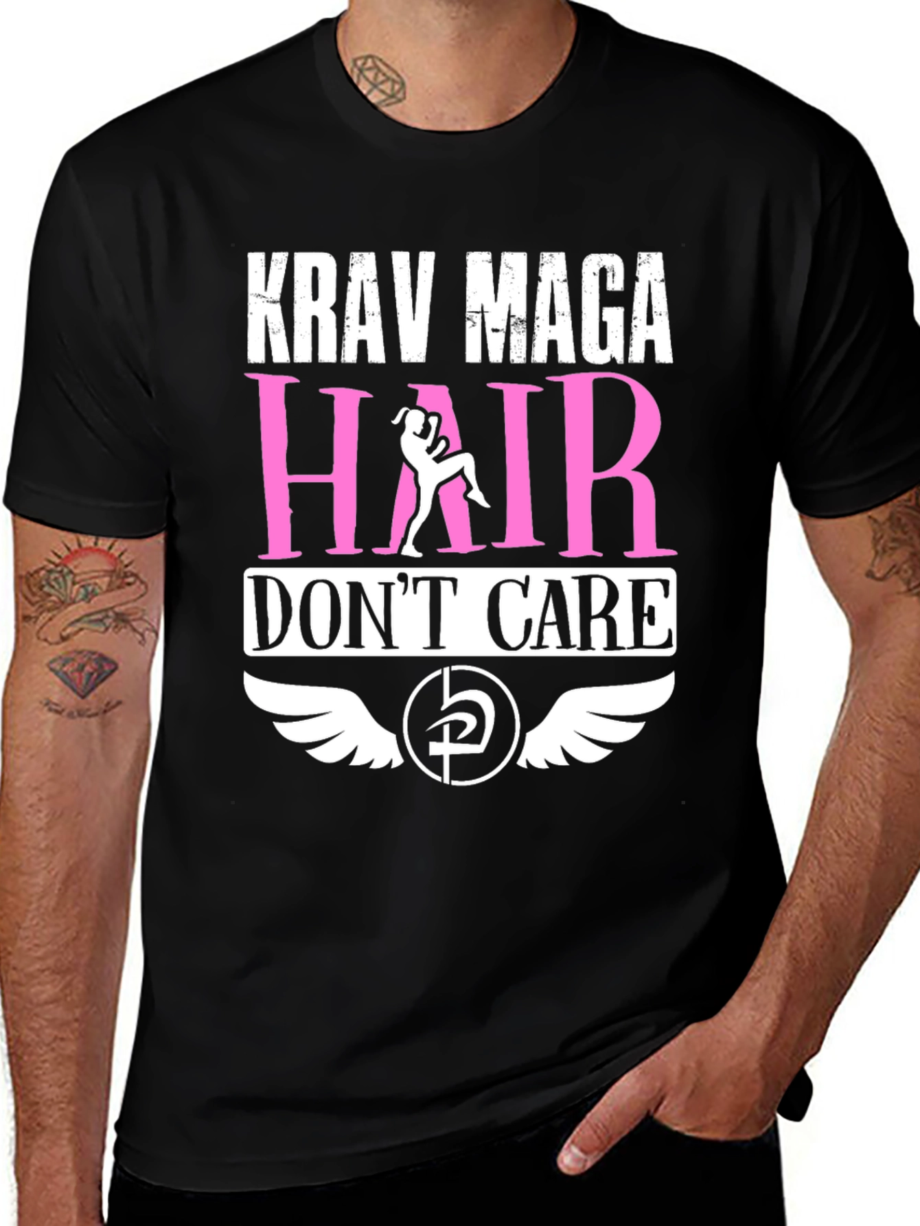 Krav Maga Hair Dont Care T-Shirt Martial Arts