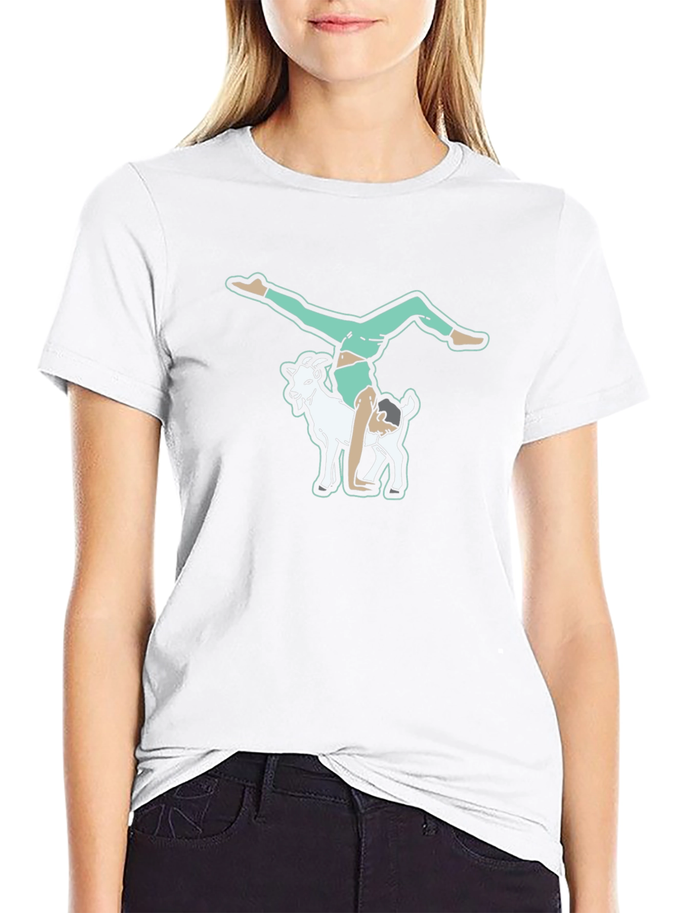 Goat Yoga T-Shirt - Quirky Graphic Tee
