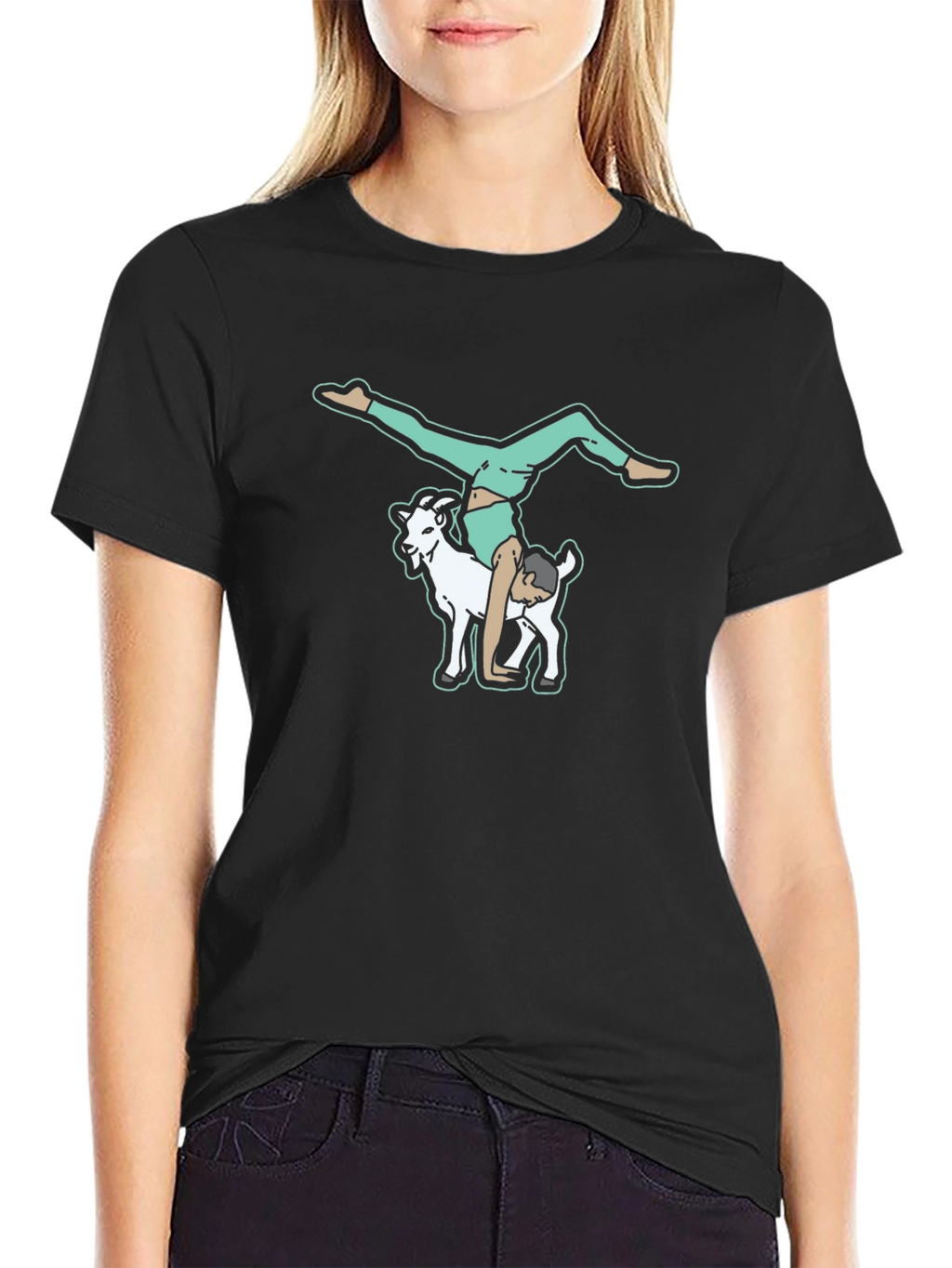 Goat Yoga T-Shirt - Quirky Graphic Tee