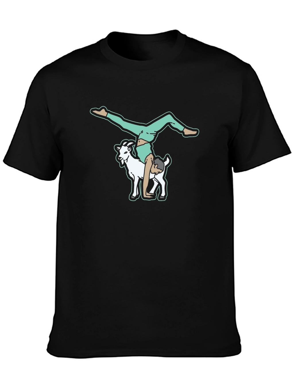 Goat Yoga T-Shirt - Quirky Graphic Tee