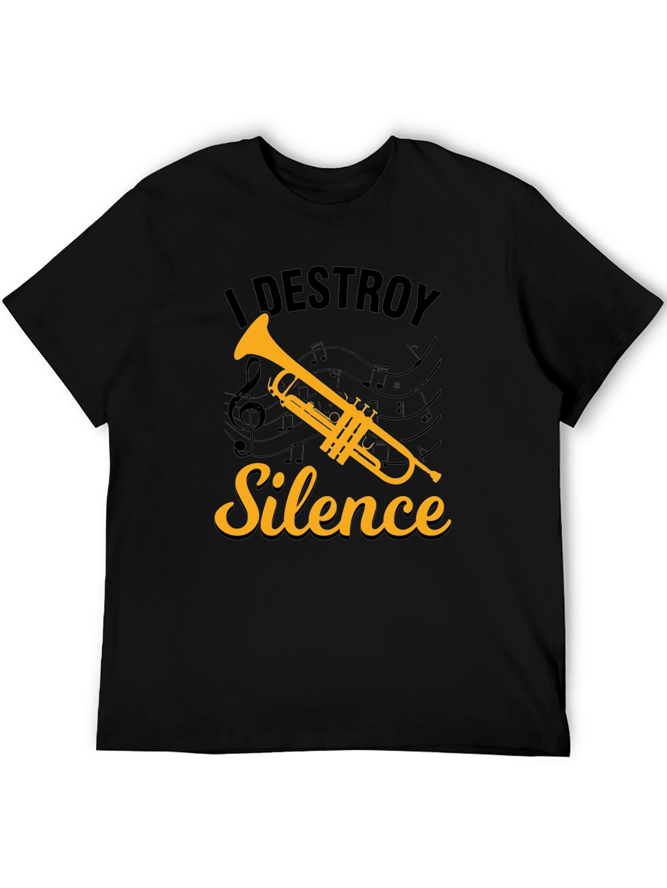 I Destroy Silence Trumpet T-Shirt