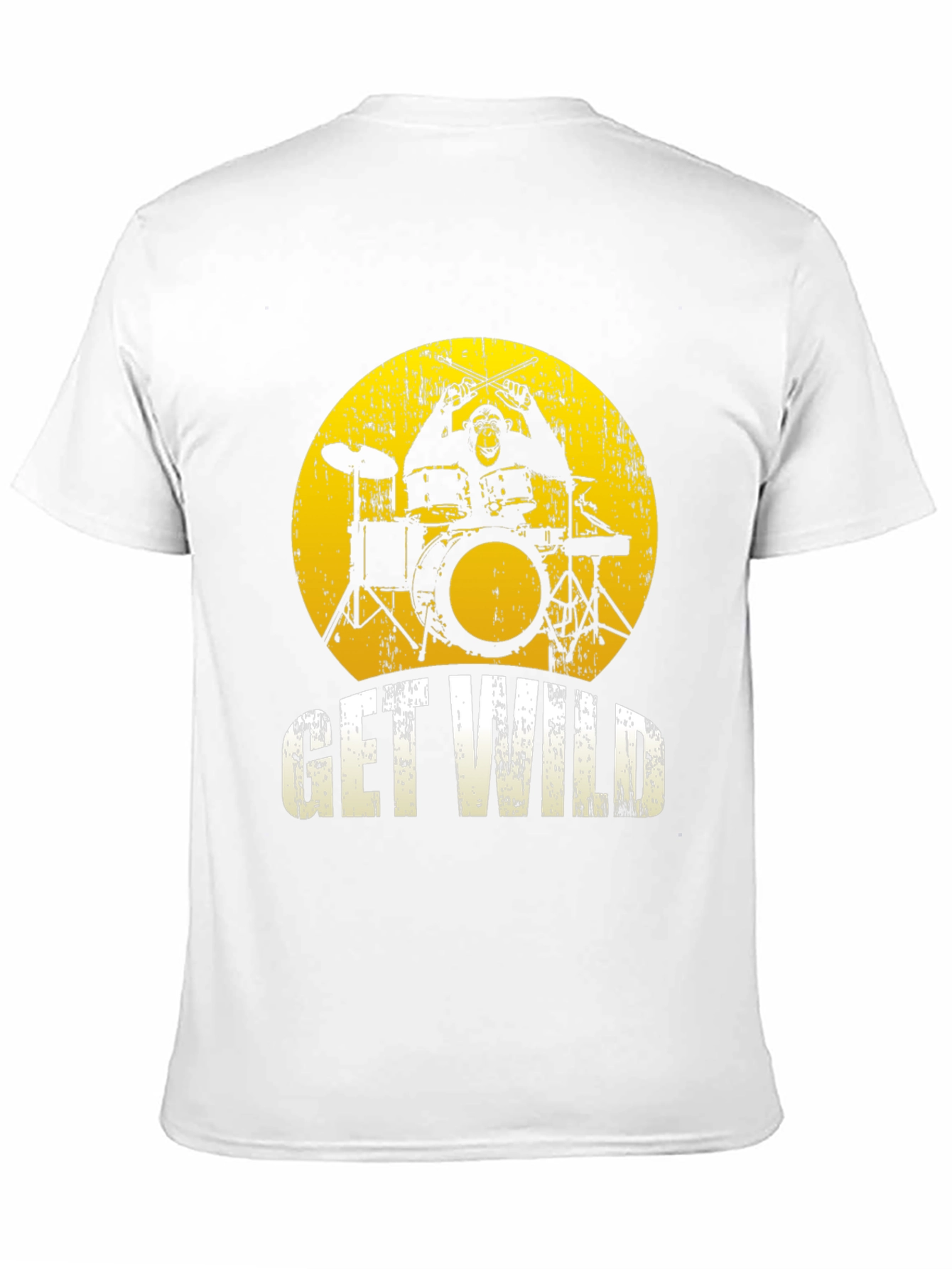 Get Wild Monkey Drummer Graphic Tee