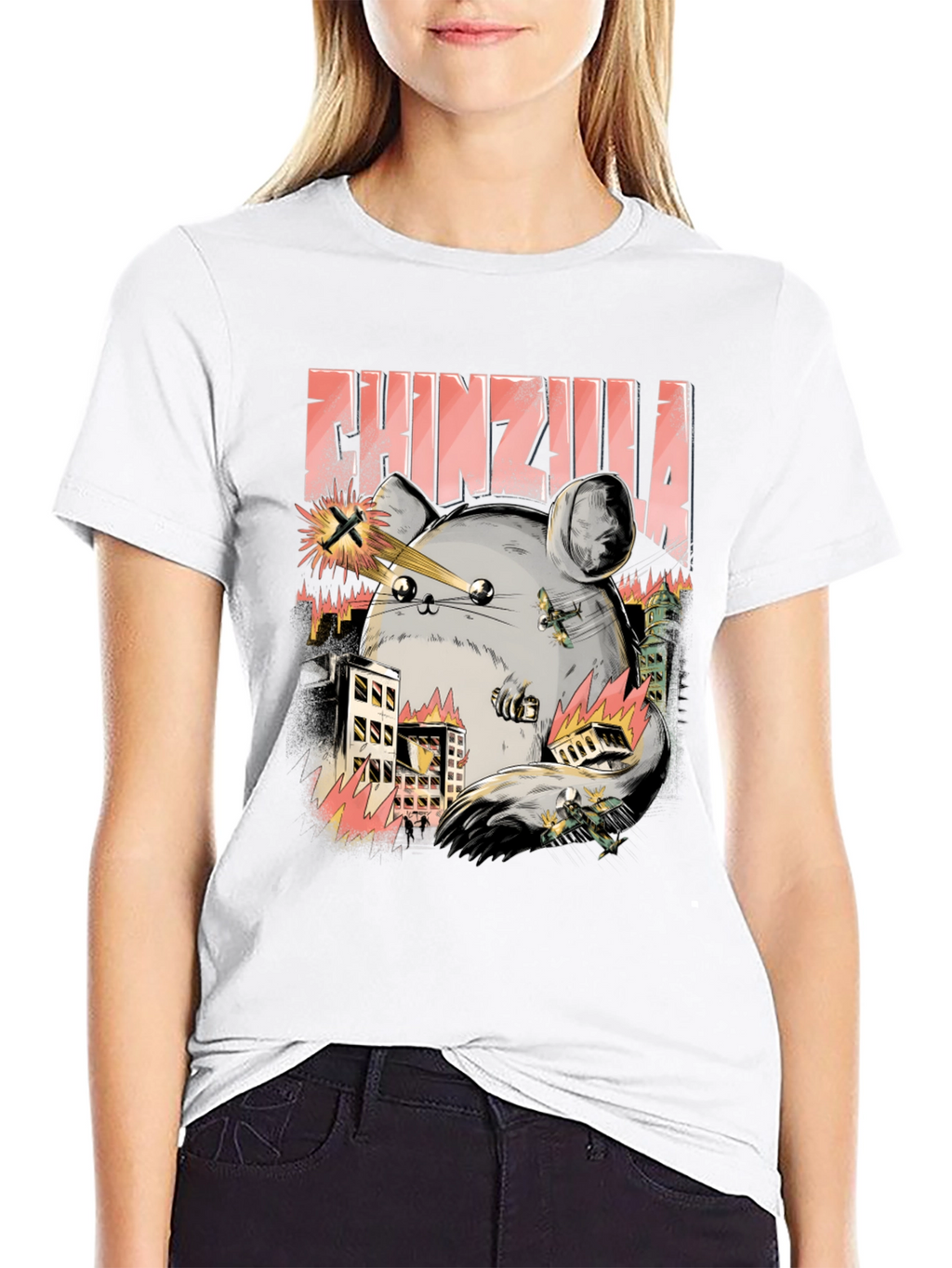 Chinzilla T-Shirt - Monster Chinchilla Design