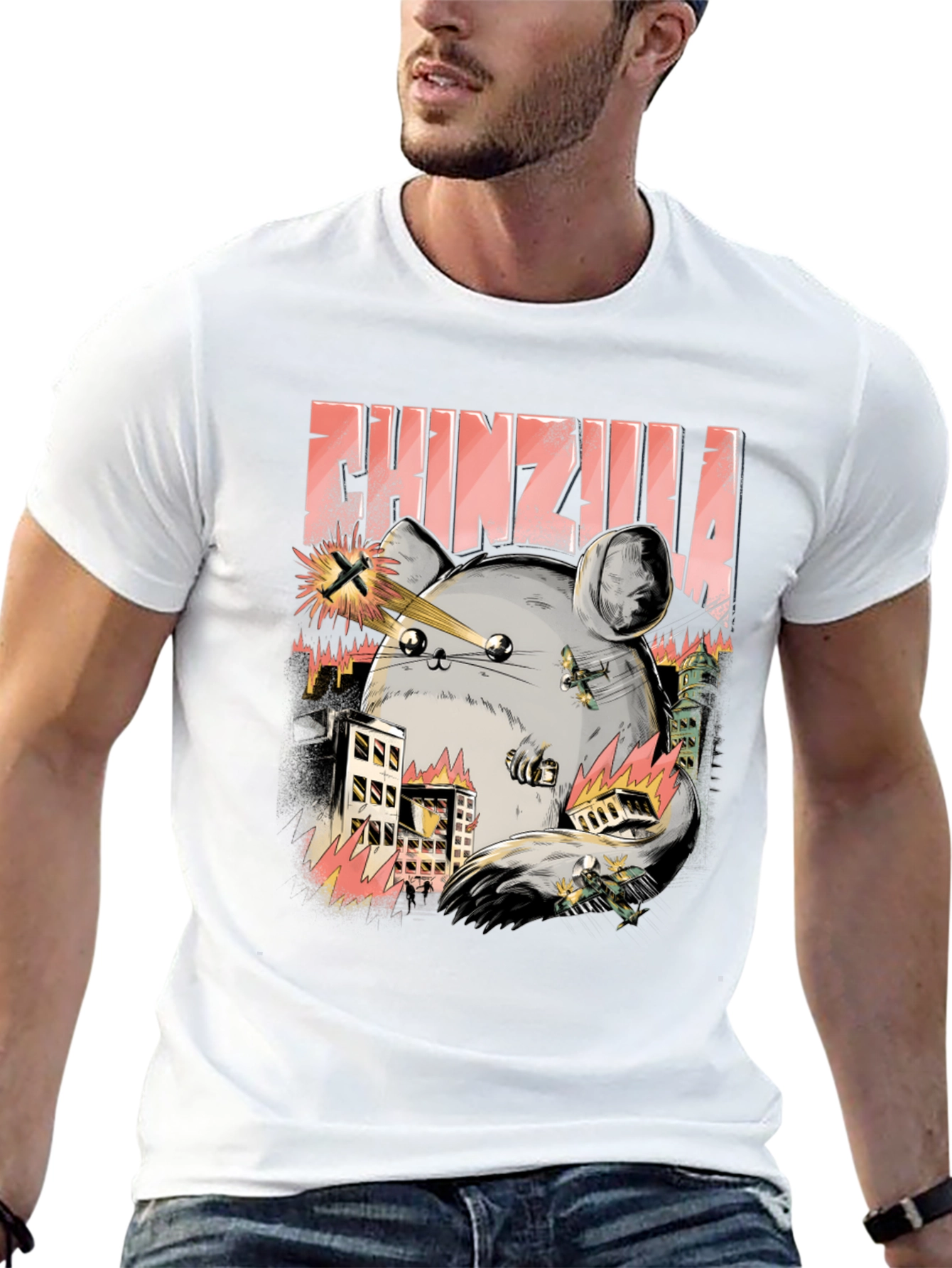 Chinzilla T-Shirt - Monster Chinchilla Design