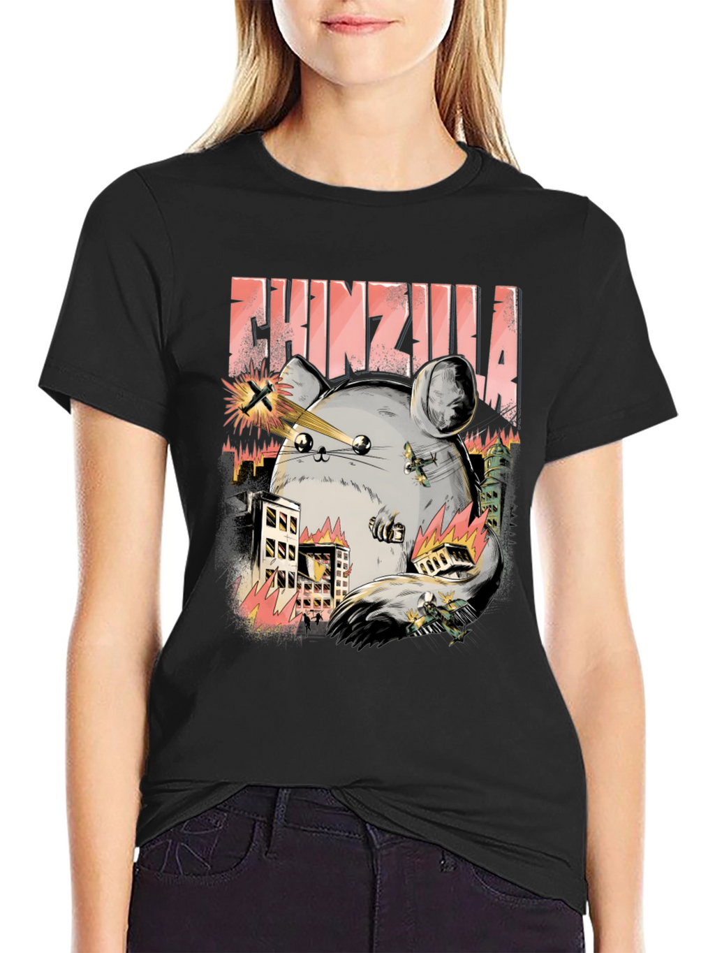Chinzilla T-Shirt - Monster Chinchilla Design