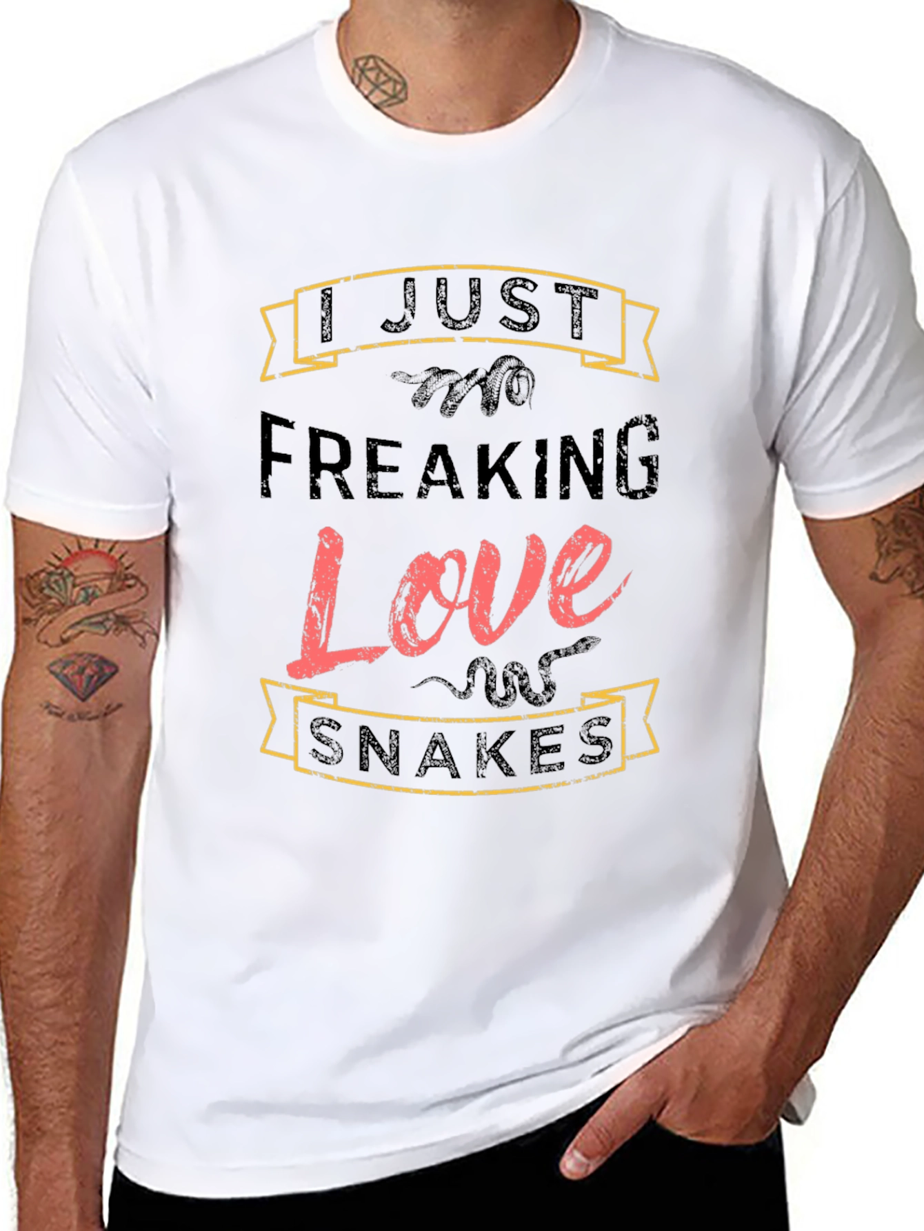 I Just Freaking Love Snakes Tee