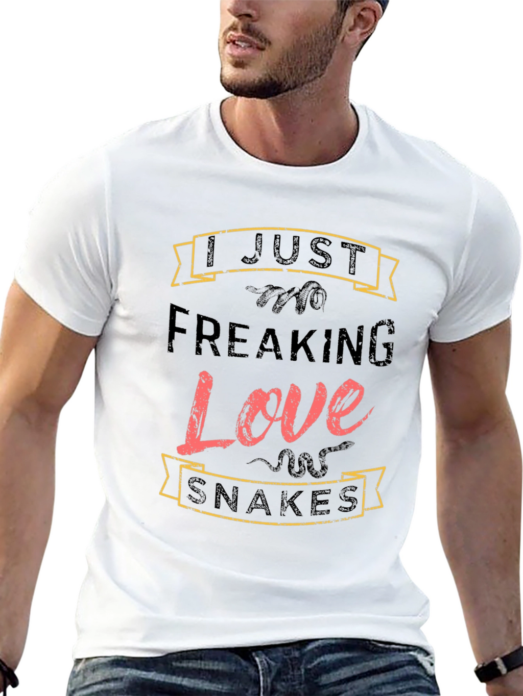 I Just Freaking Love Snakes Tee