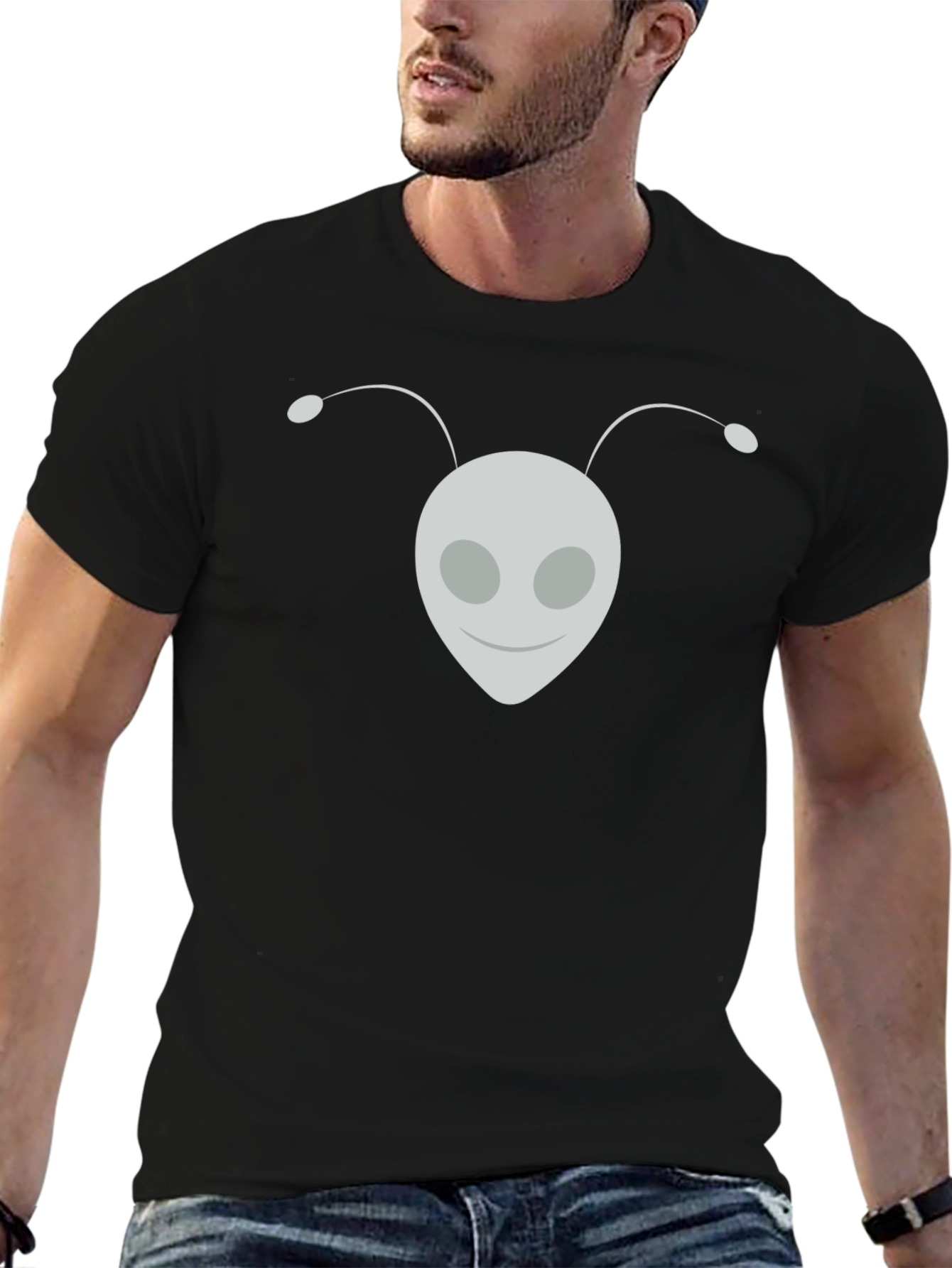 Alien Graphic Tee - Classic Black T-Shirt