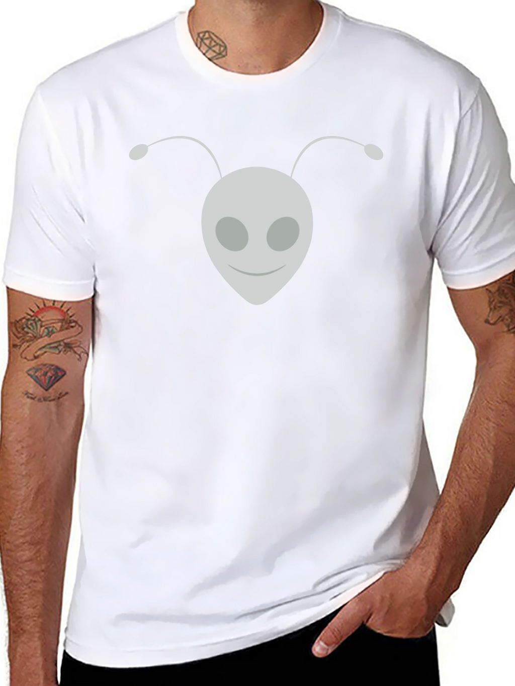Alien Graphic Tee - Classic Black T-Shirt