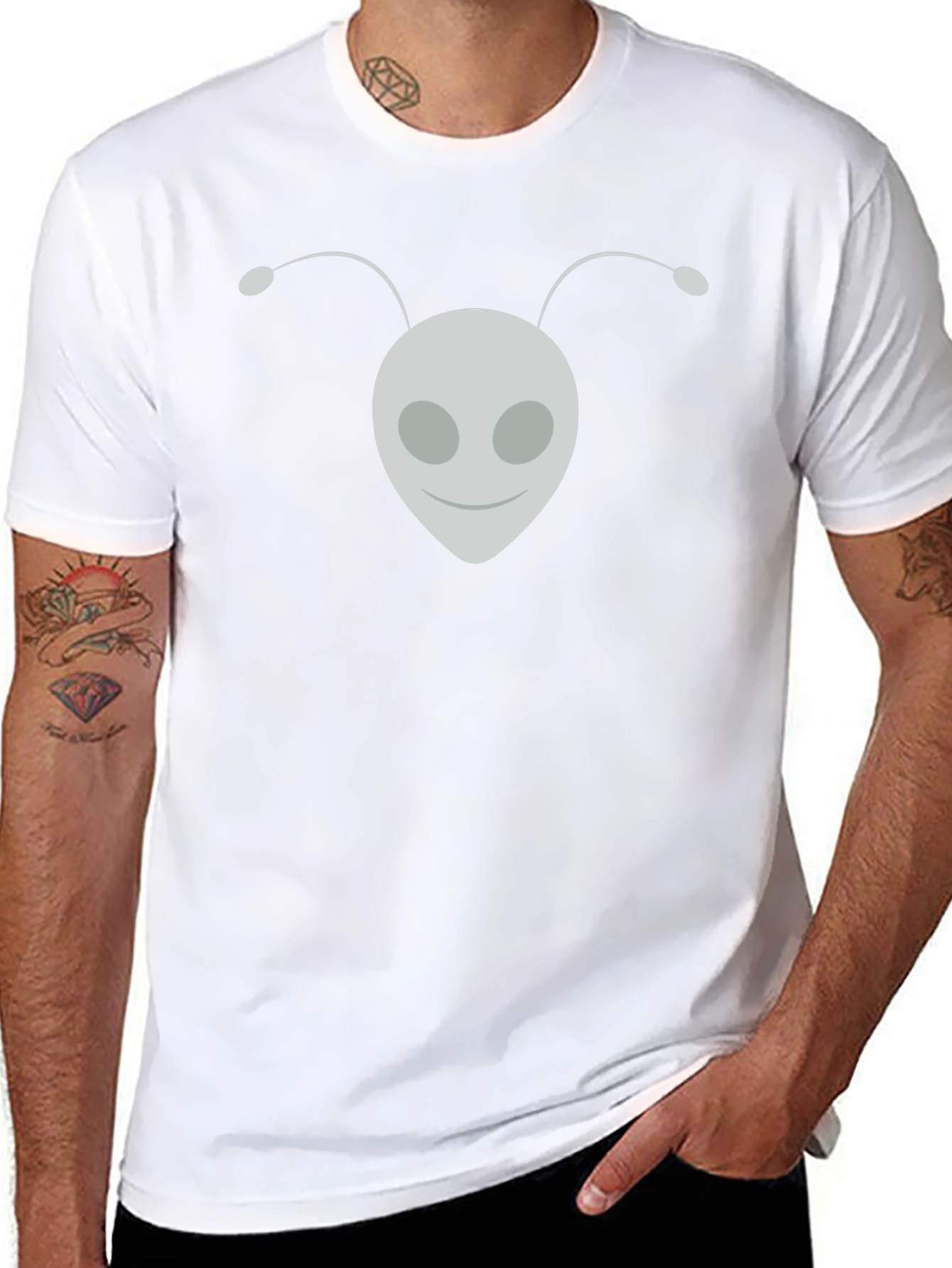 Alien Graphic Tee - Classic Black T-Shirt