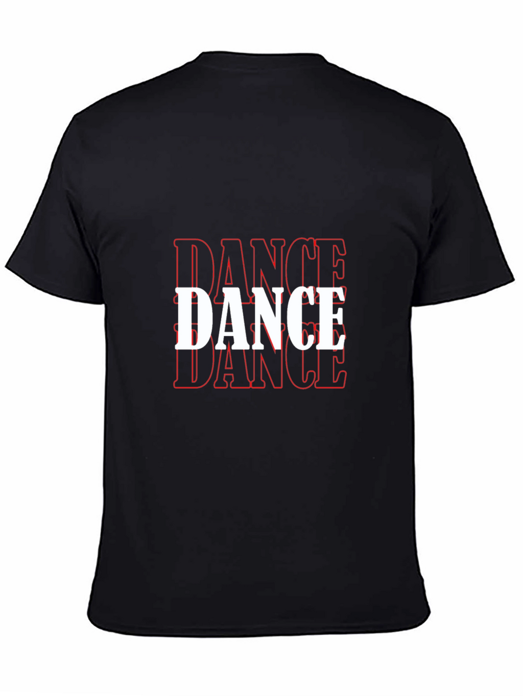 Dance Graphic T-Shirt - Black Cotton Tee
