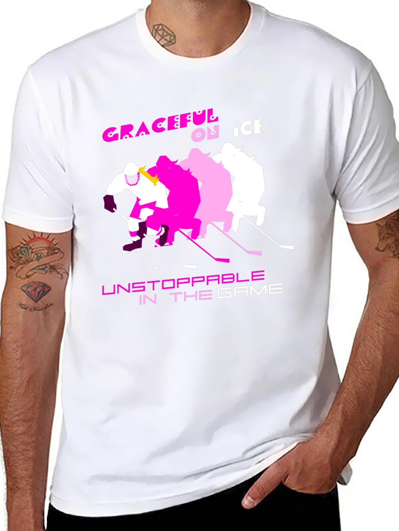 Graceful on Ice Hockey T-Shirt