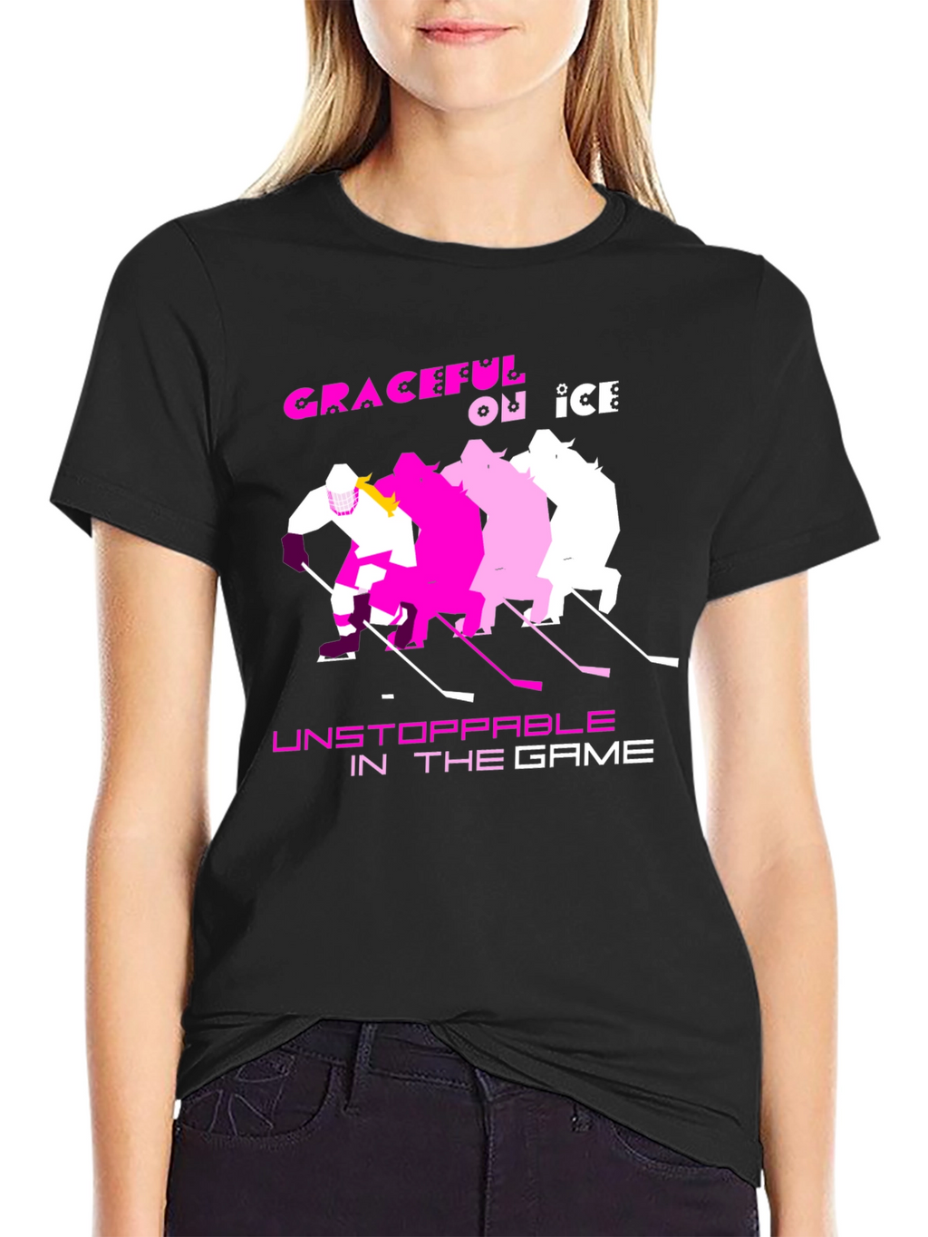 Graceful on Ice Hockey T-Shirt