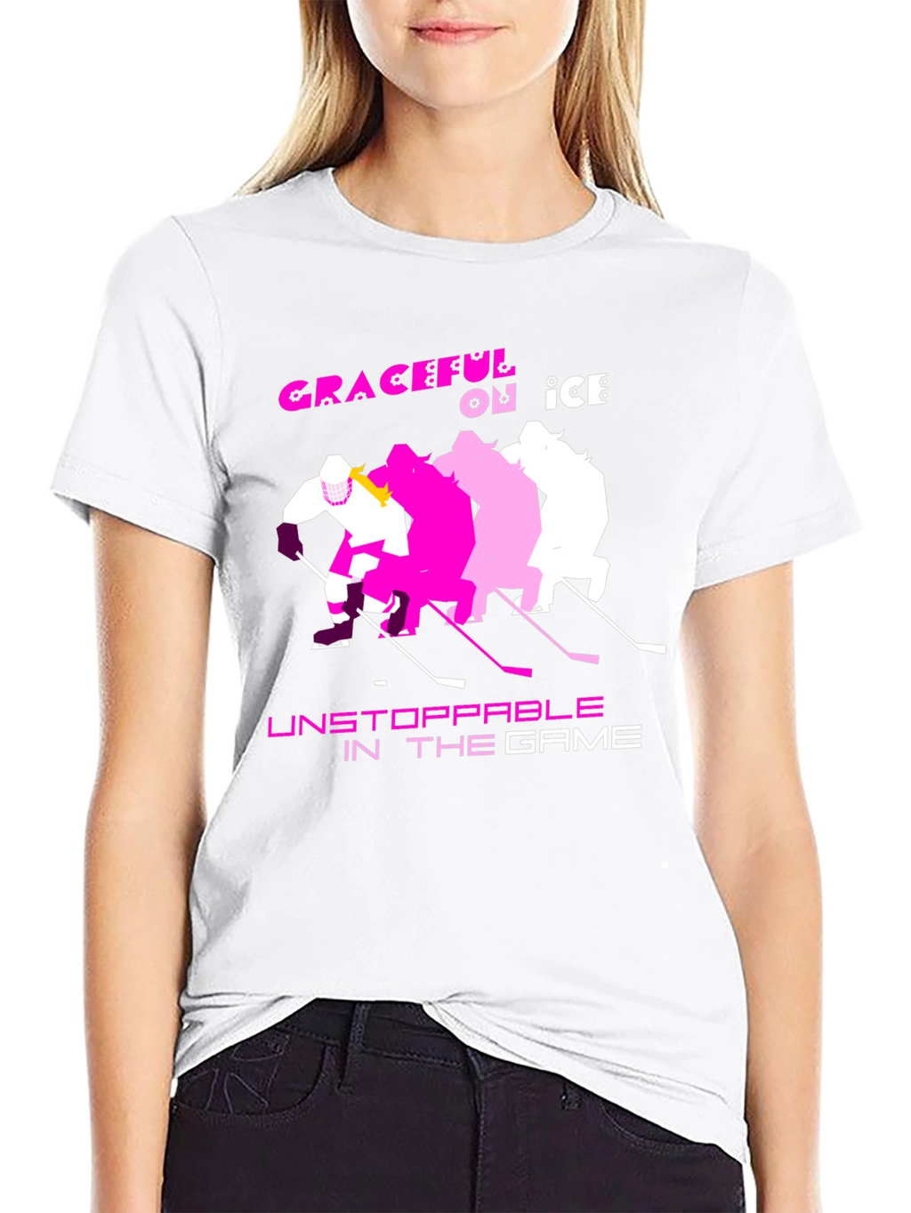 Graceful on Ice Hockey T-Shirt
