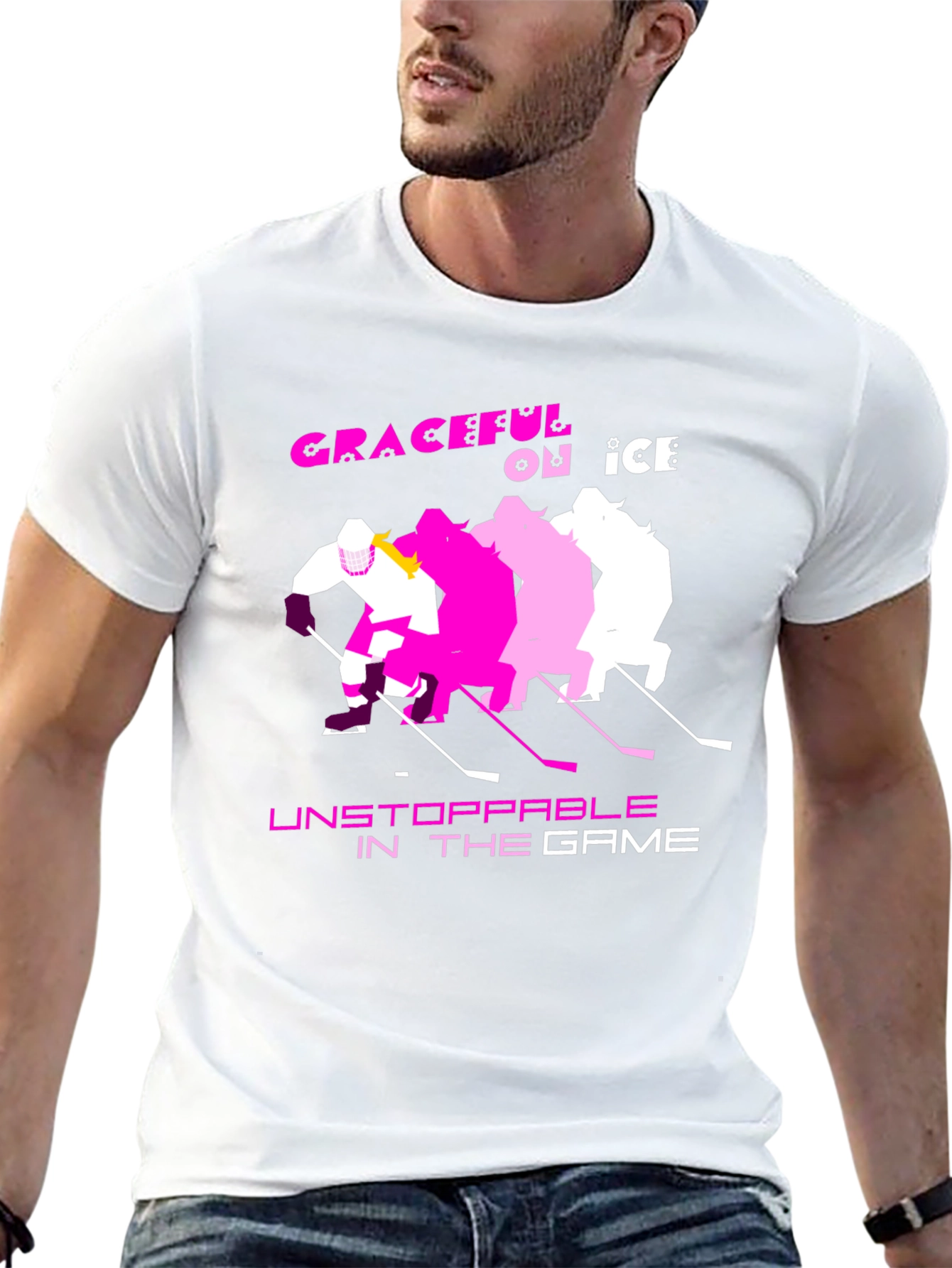 Graceful on Ice Hockey T-Shirt