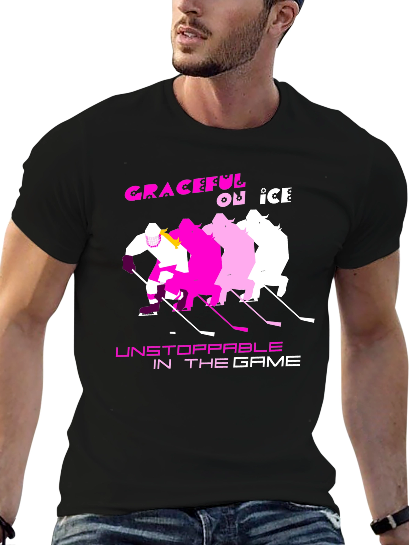 Graceful on Ice Hockey T-Shirt