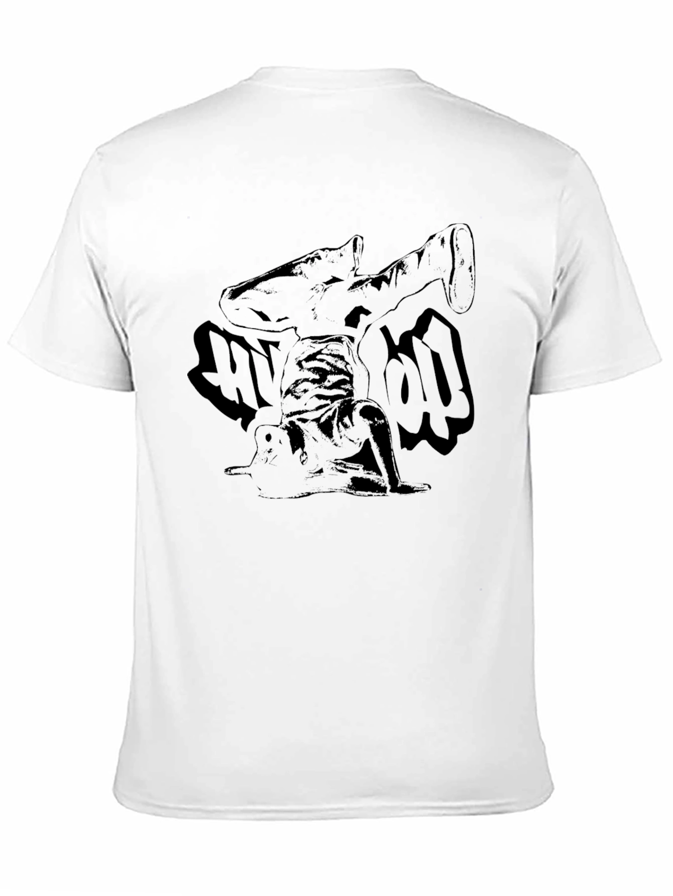 Black Hip Hop Graphic Tee