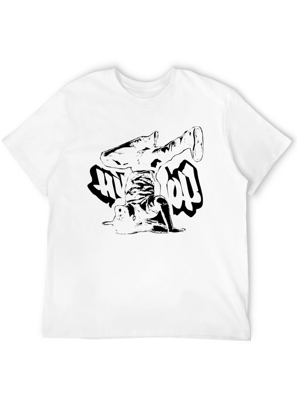 Black Hip Hop Graphic Tee